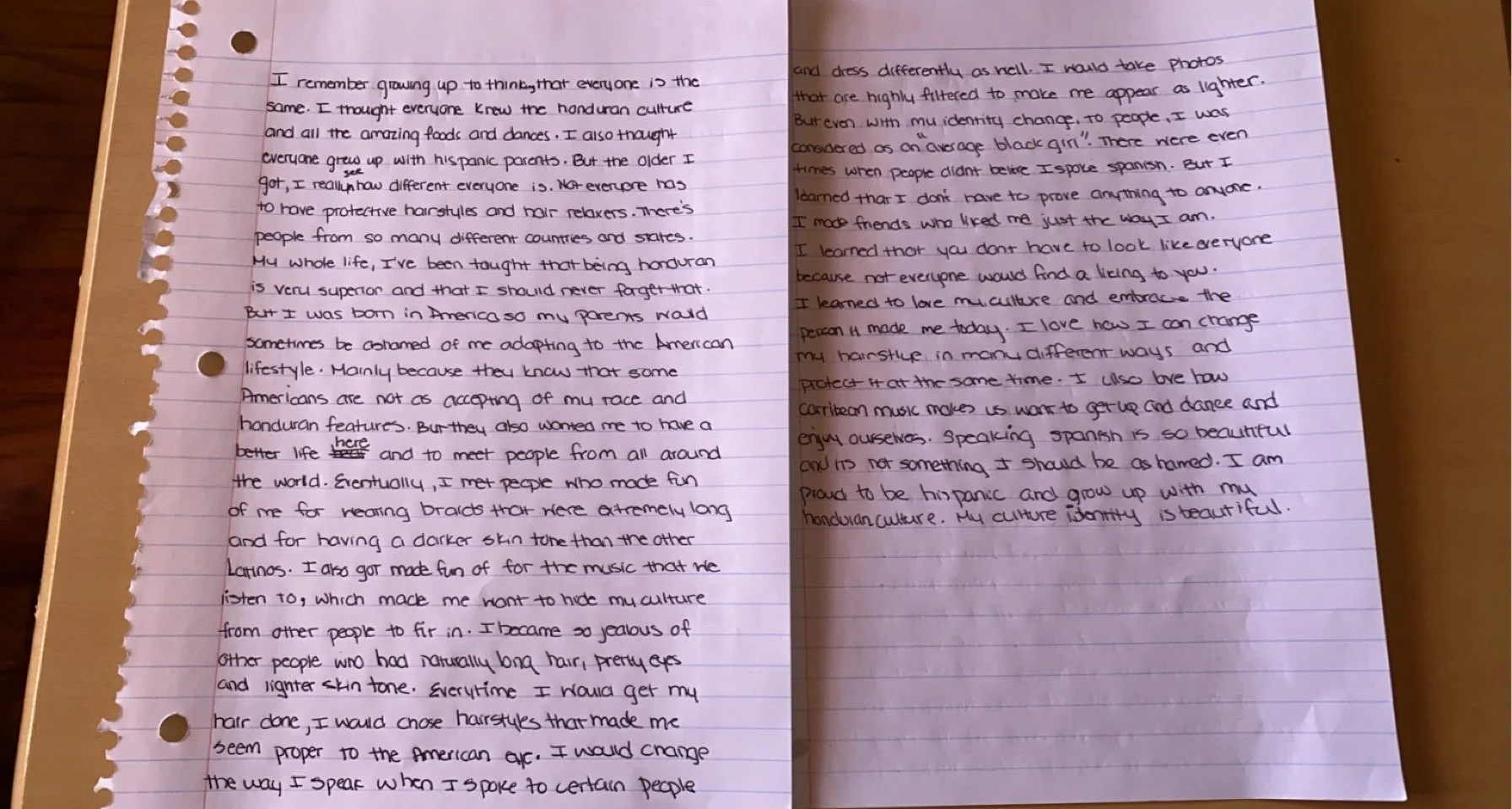 Carrie Mae Weems’ work often explores cultural identity. Write the story of your personal culture- where are you from and what are the cultures that make you you?