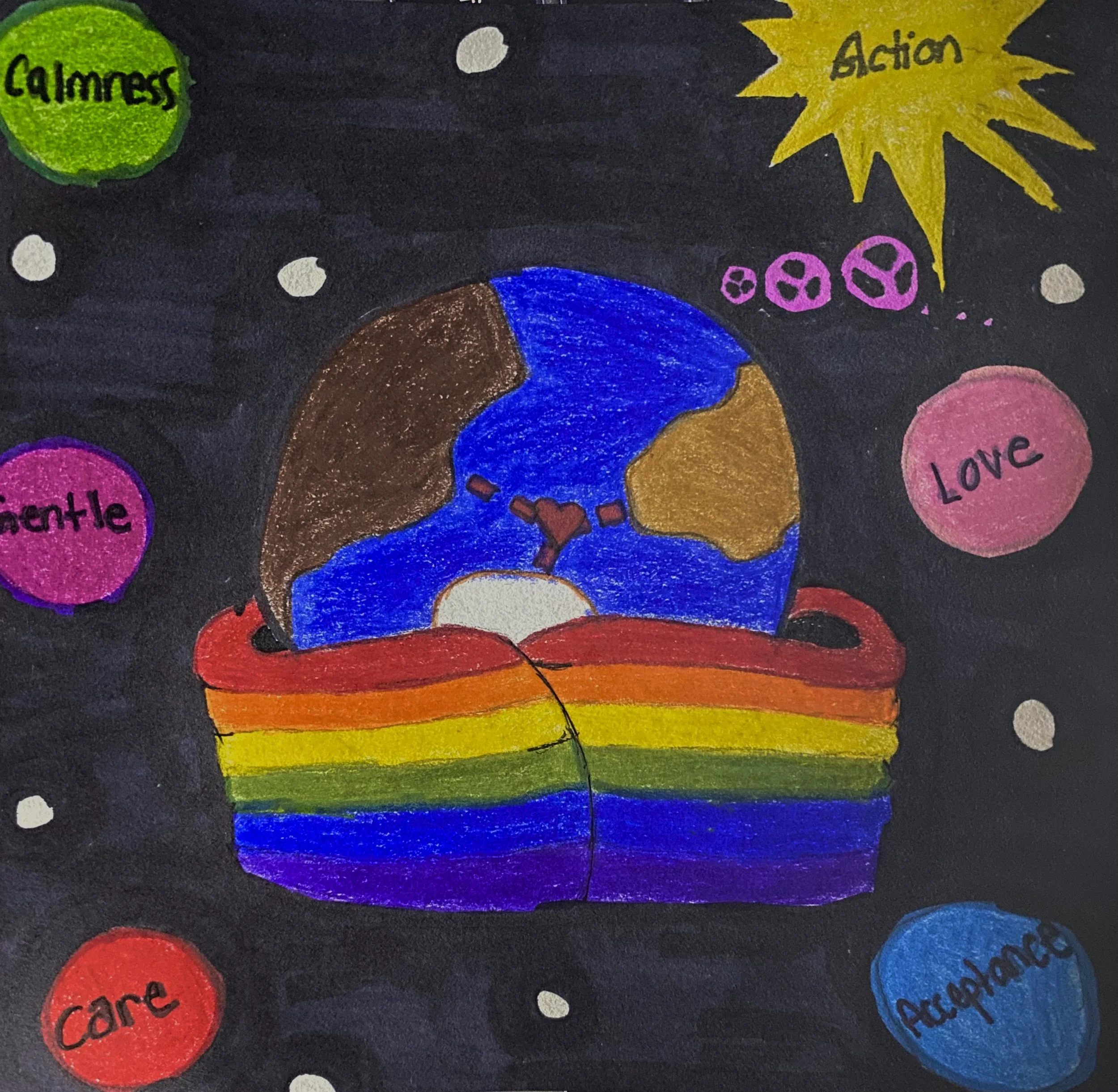 Juliana Huxtable uses all the arts to express herself and is known for her Do-It-Yourself magnet and posters. On this page, create a magnet and/ or poster design to express an idea that is really important to you that you want communicated to a broad