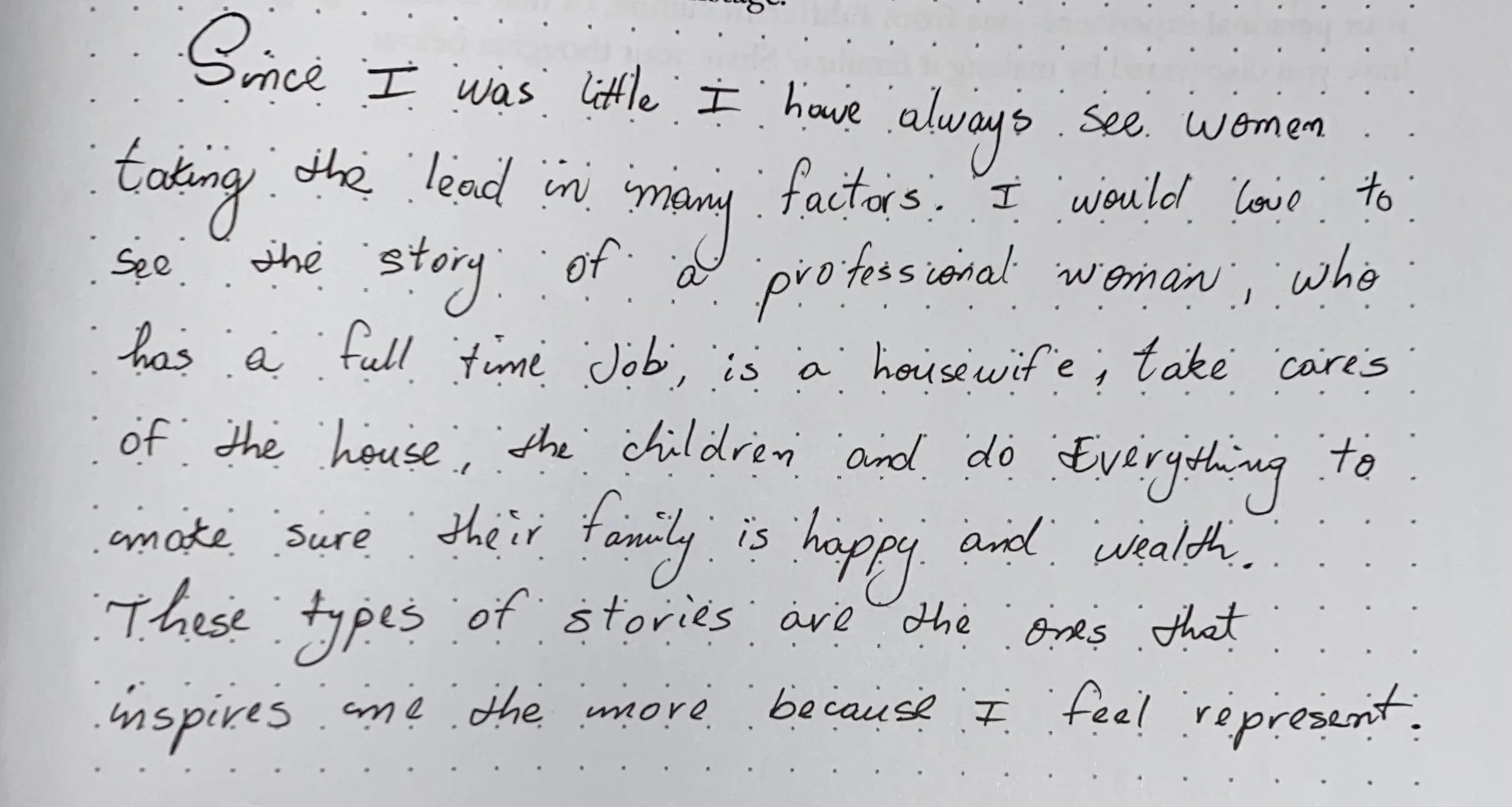Lynn Nottage believes the more you hear stories you aren’t familiar with, the more open you become. Learn a new dance step that you are drawn to that is outside of your personal experience- one from a different culture, or that is challenging to you.