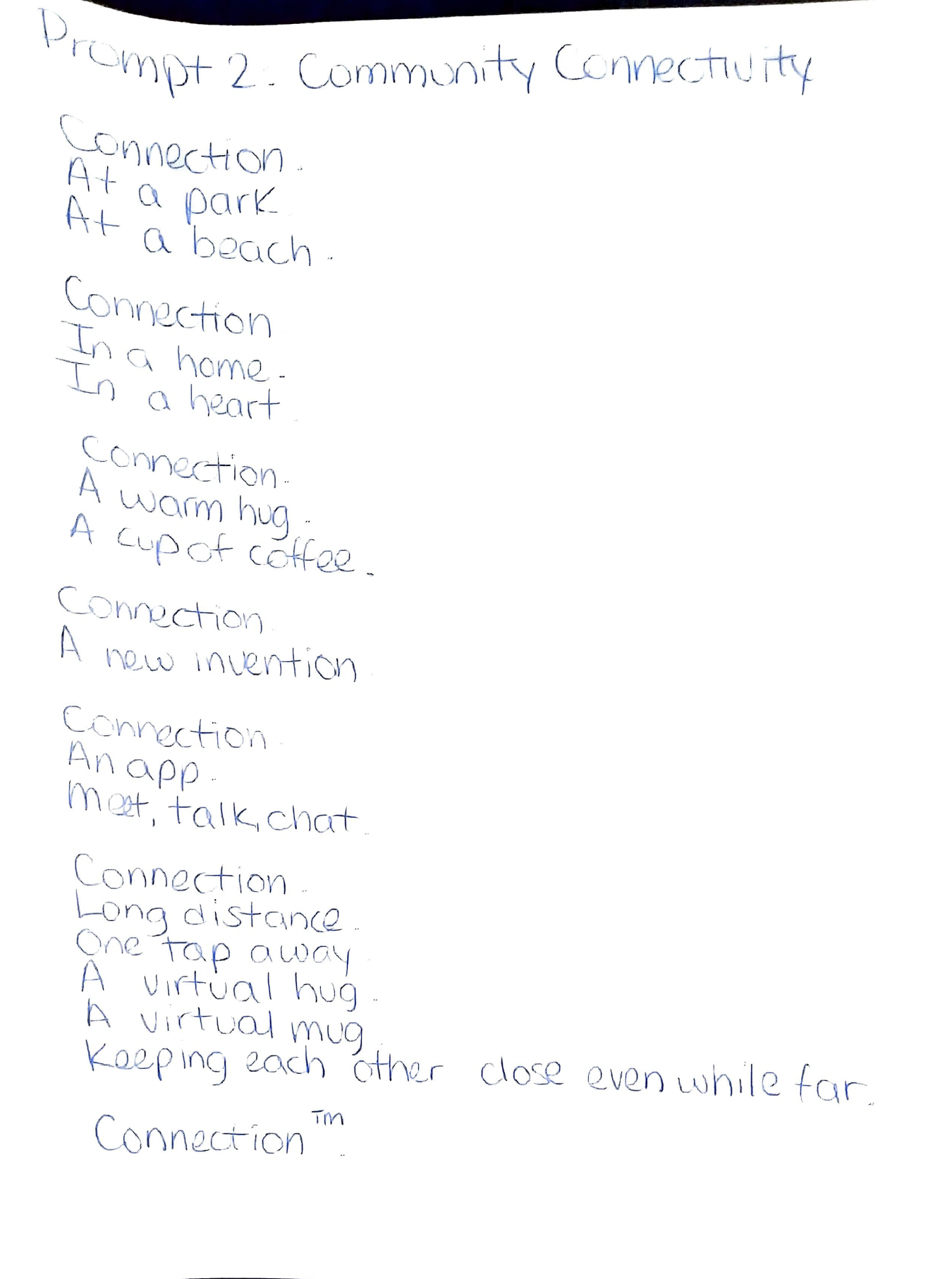 Bill T. Jones explores many themes. The ones mentioned are of the individual self and community building. With what is happening in the world these days, with Black Lives Matter, Women's Rights, ICE, and other things; Invent a new way in which we can