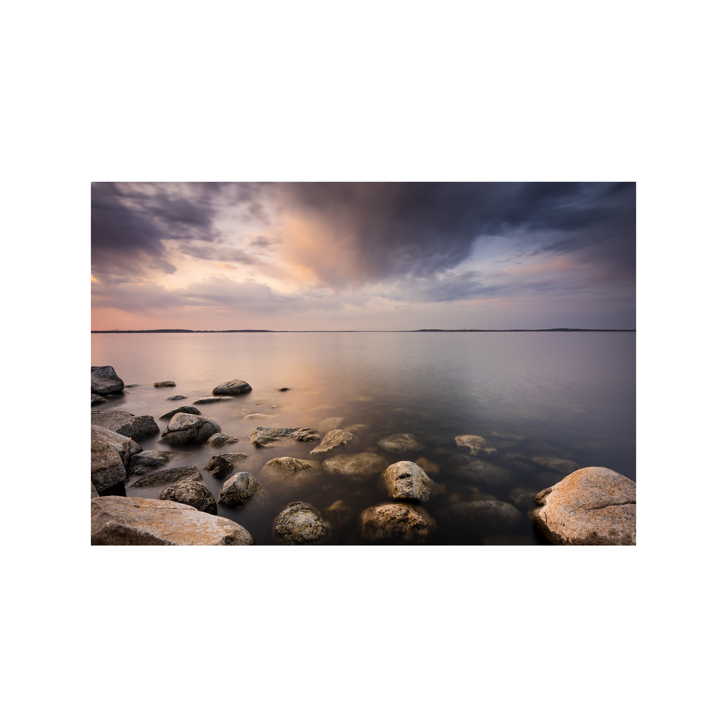 Lake Mendota in Madison, Wisconsin at Sunset
