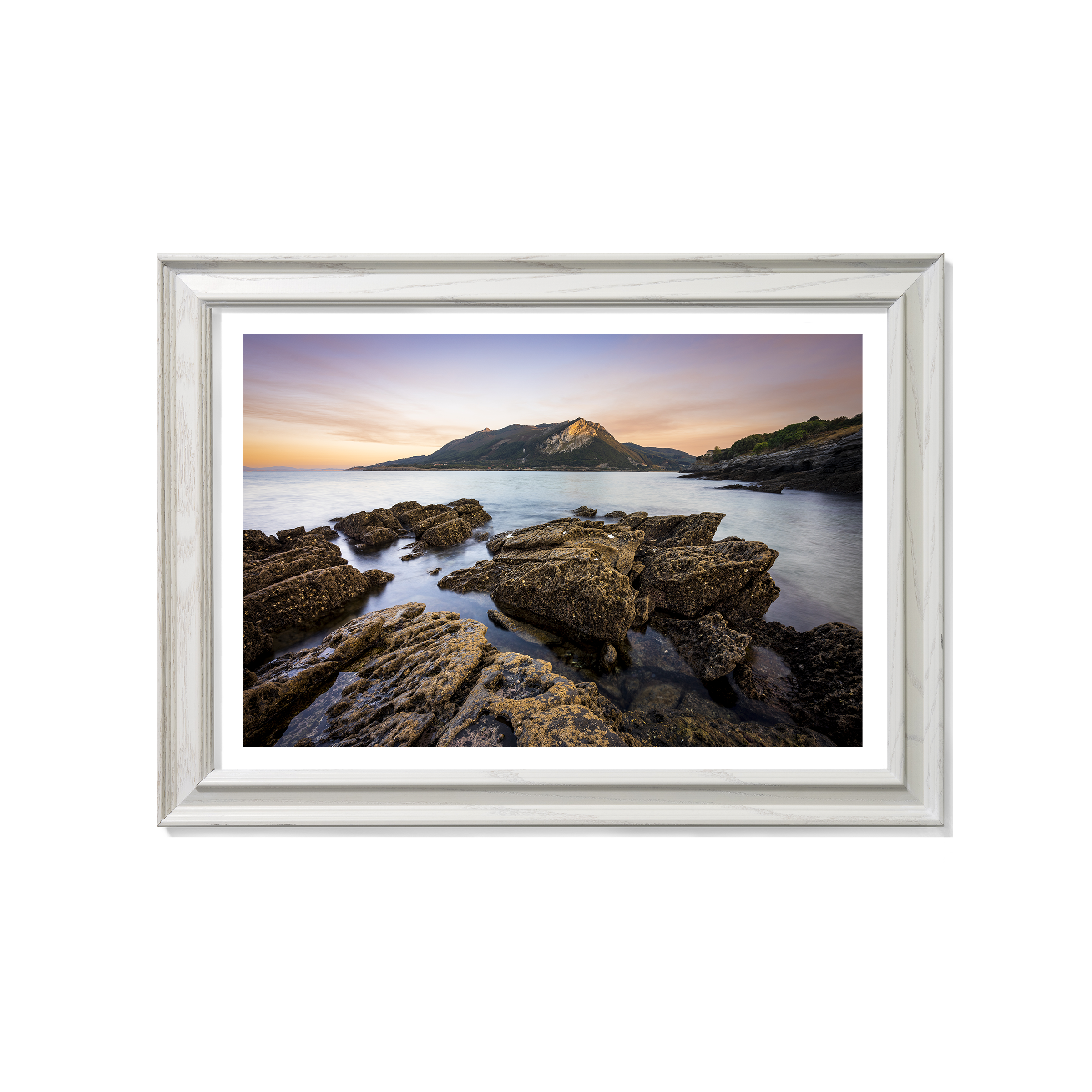 Sunset in Cantabria, Spain along the Atlantic Ocean