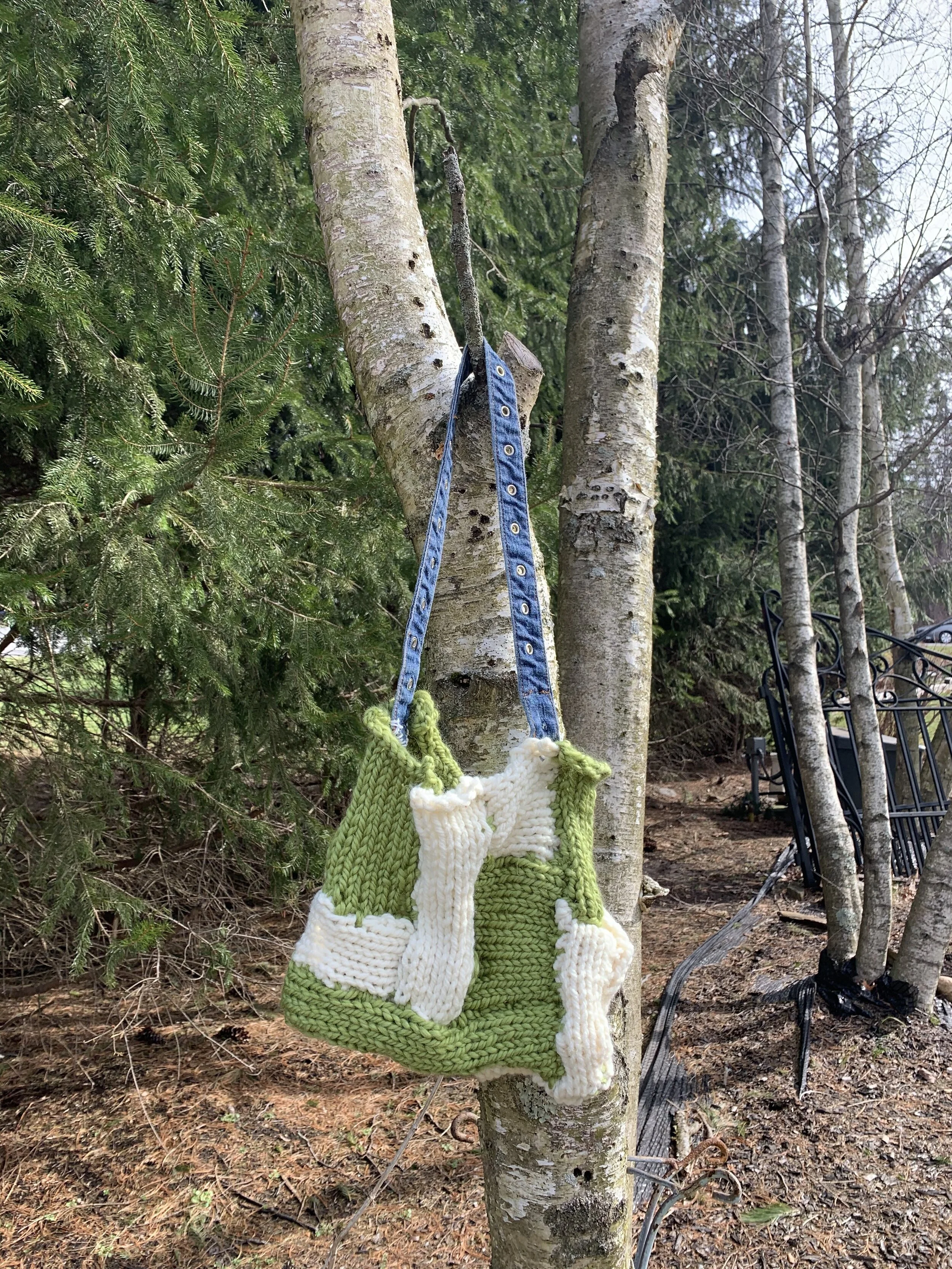 Hand Knit Purse