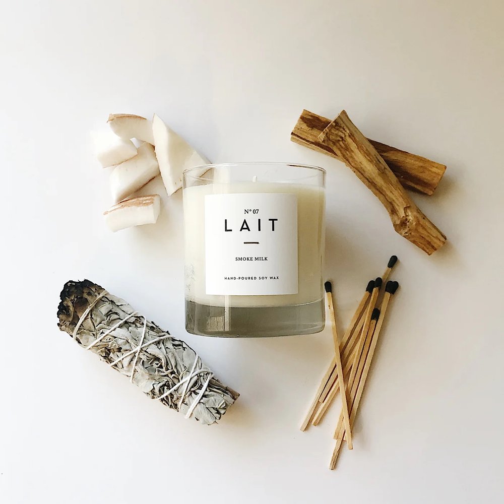 LAIT CANDLE - N°07 SMOKE MILK CANDLE