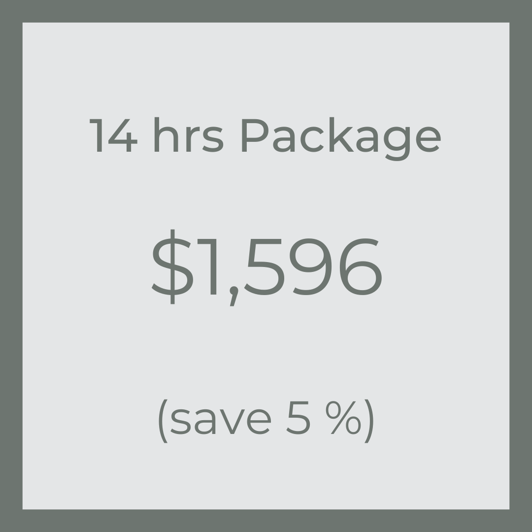 Organizing Services Pricing 14 hrs