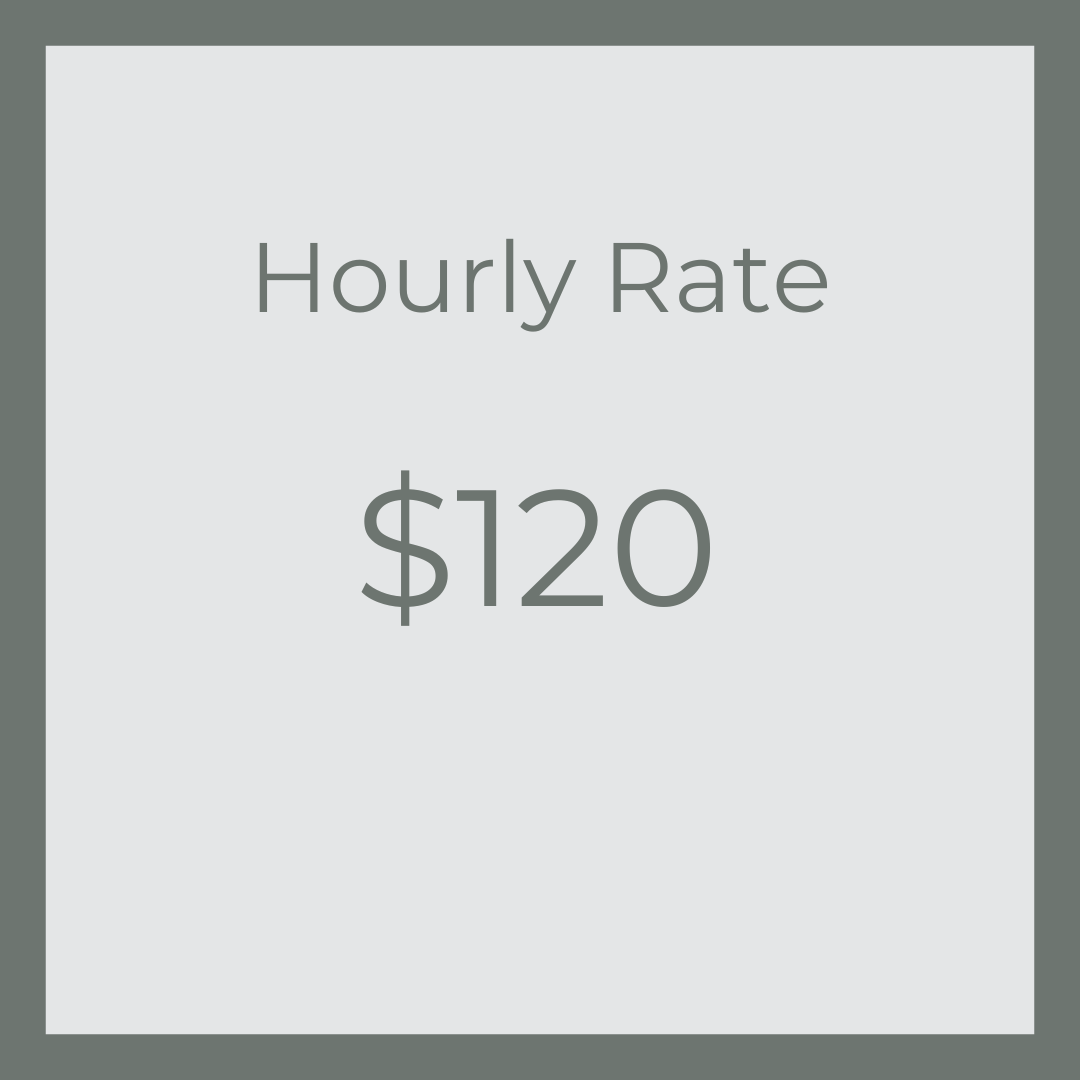 Organizing Services Hourly Rate