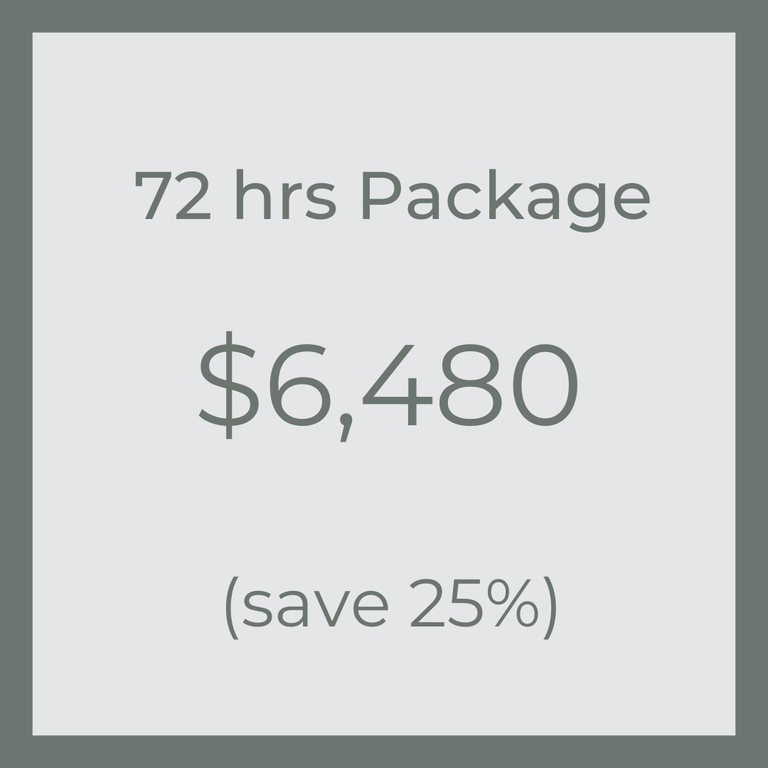 Organizing Services Pricing 72 hrs