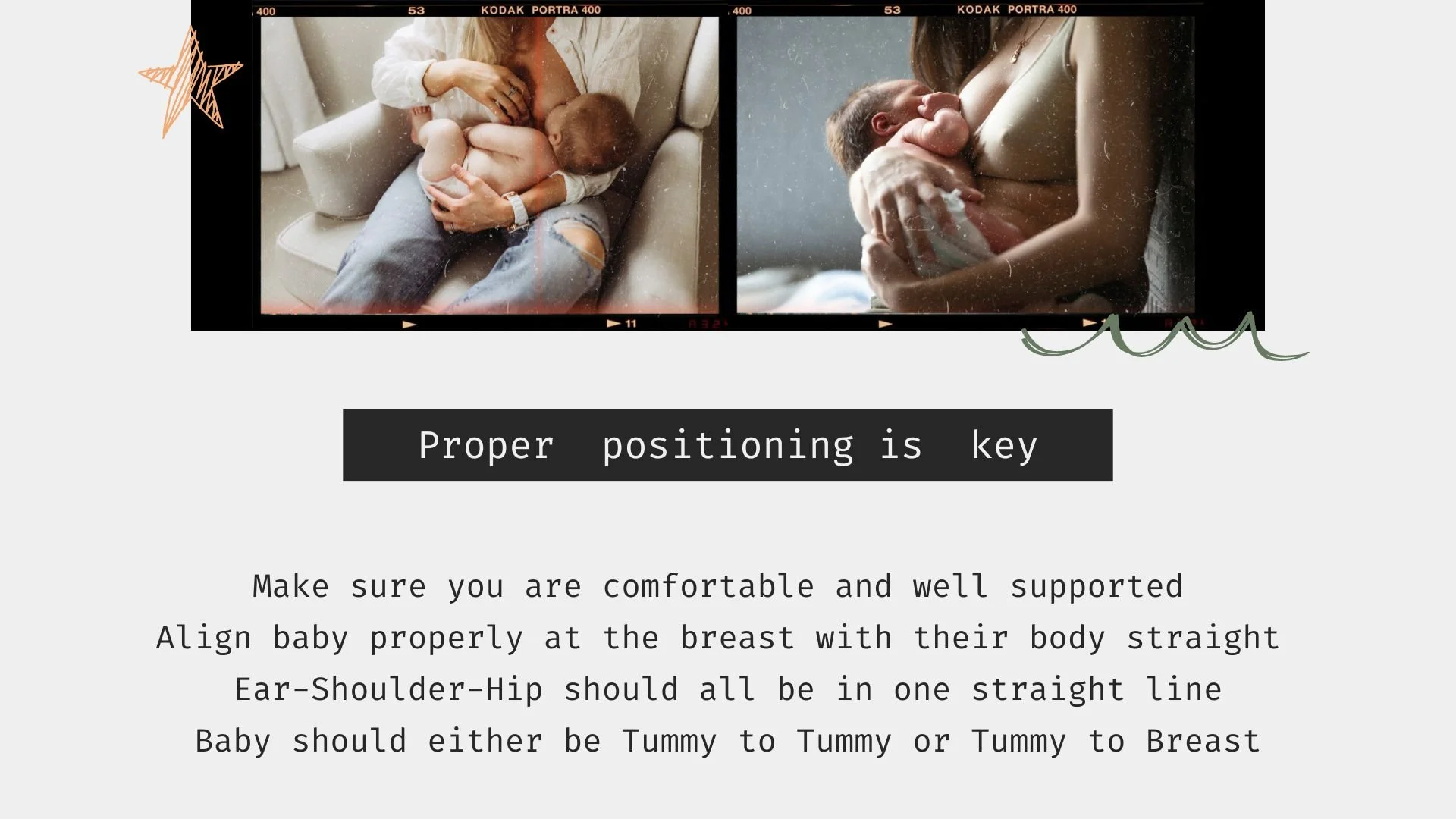 Latching a newborn baby — Prepared Beginnings