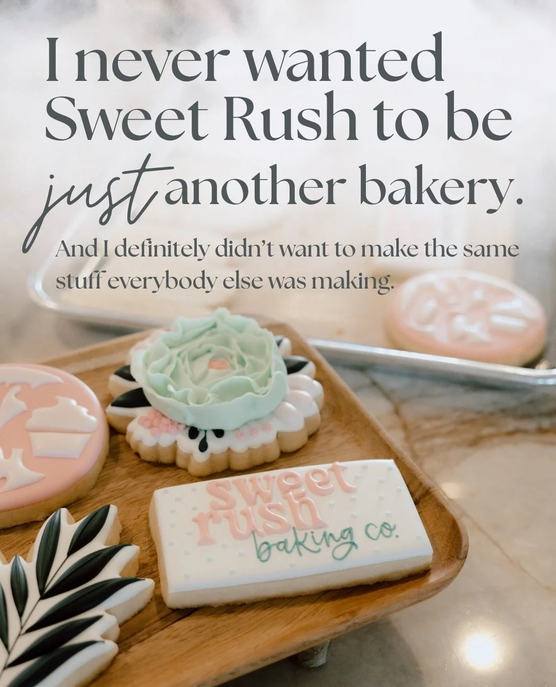 I&rsquo;ve never wanted to make things just because everybody else was making them.

Hence why you still haven&rsquo;t seen a Dubai chocolate cookie or brownie over here. 😂

Now don&rsquo;t get me wrong &mdash; every bakery needs the classics. A dam