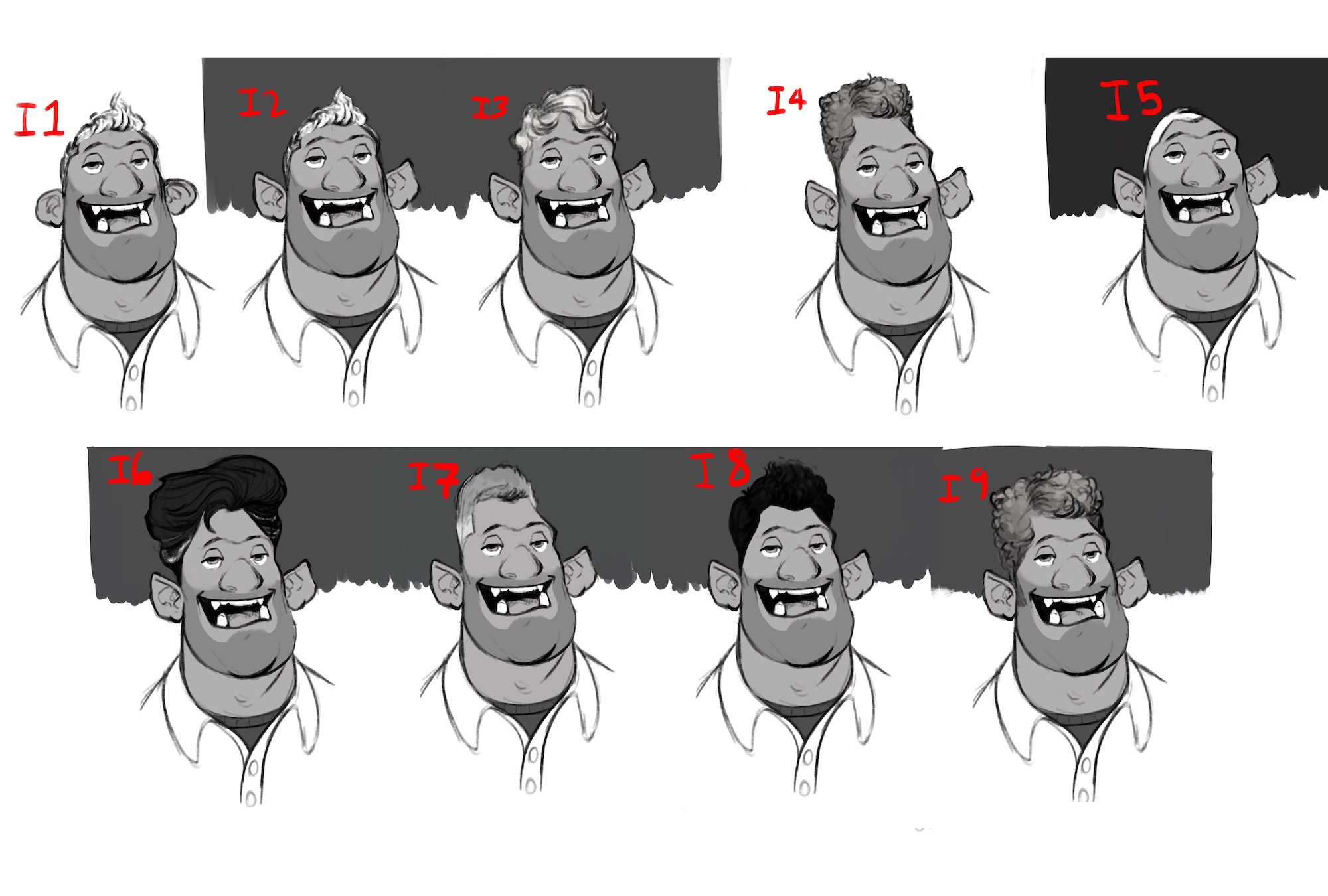 Troll face designs for undisclosed commercial