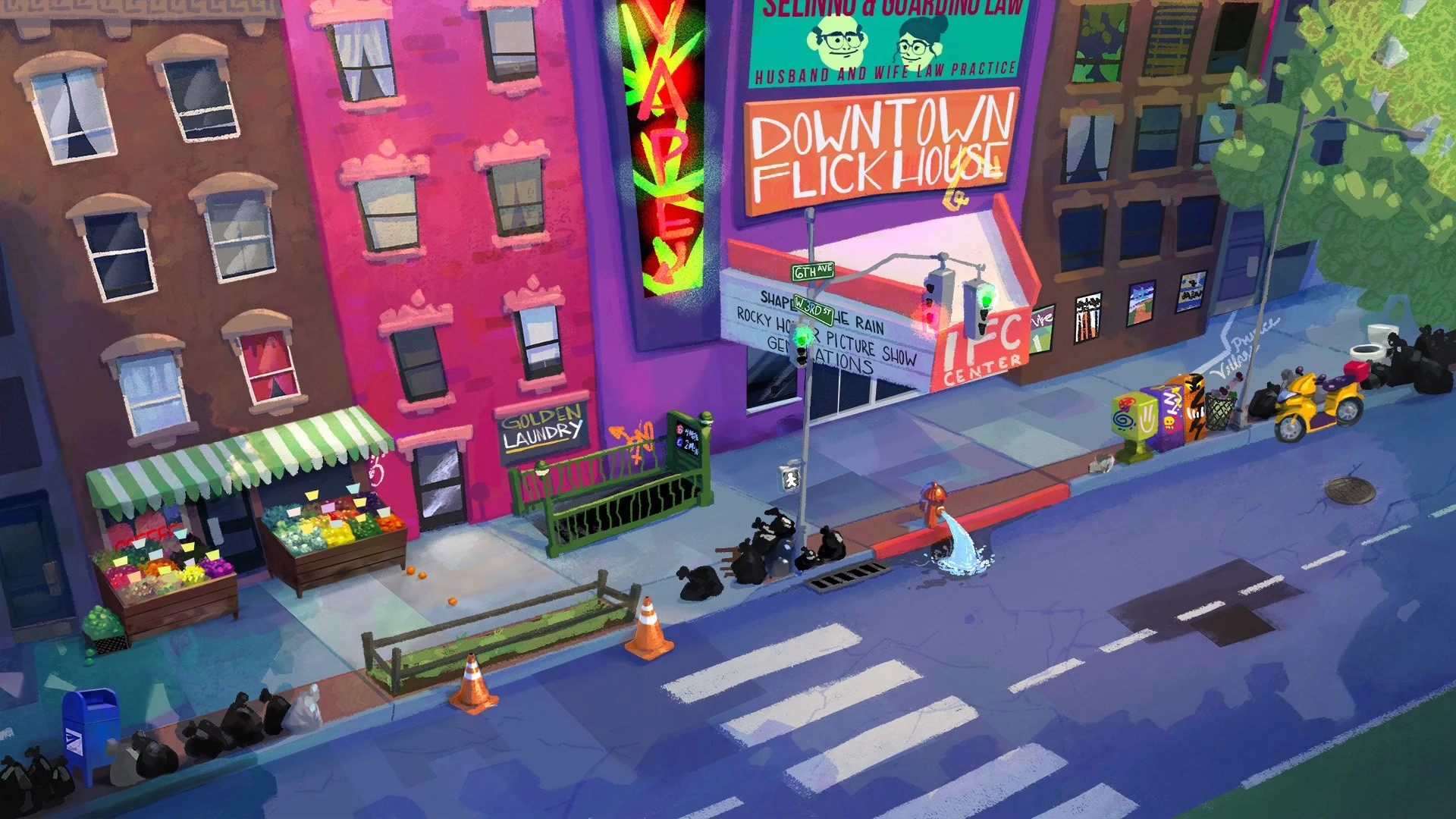 Background Painting NYC-Gull