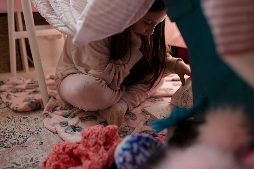 Master of her domain. Our kids rooms are a reflection of their personality and growth.  Her room is constantly changing.  There are the big changes like from crib to bed, but also her weekly or sometimes daily &quot;decorating &quot; ideas.  I want t