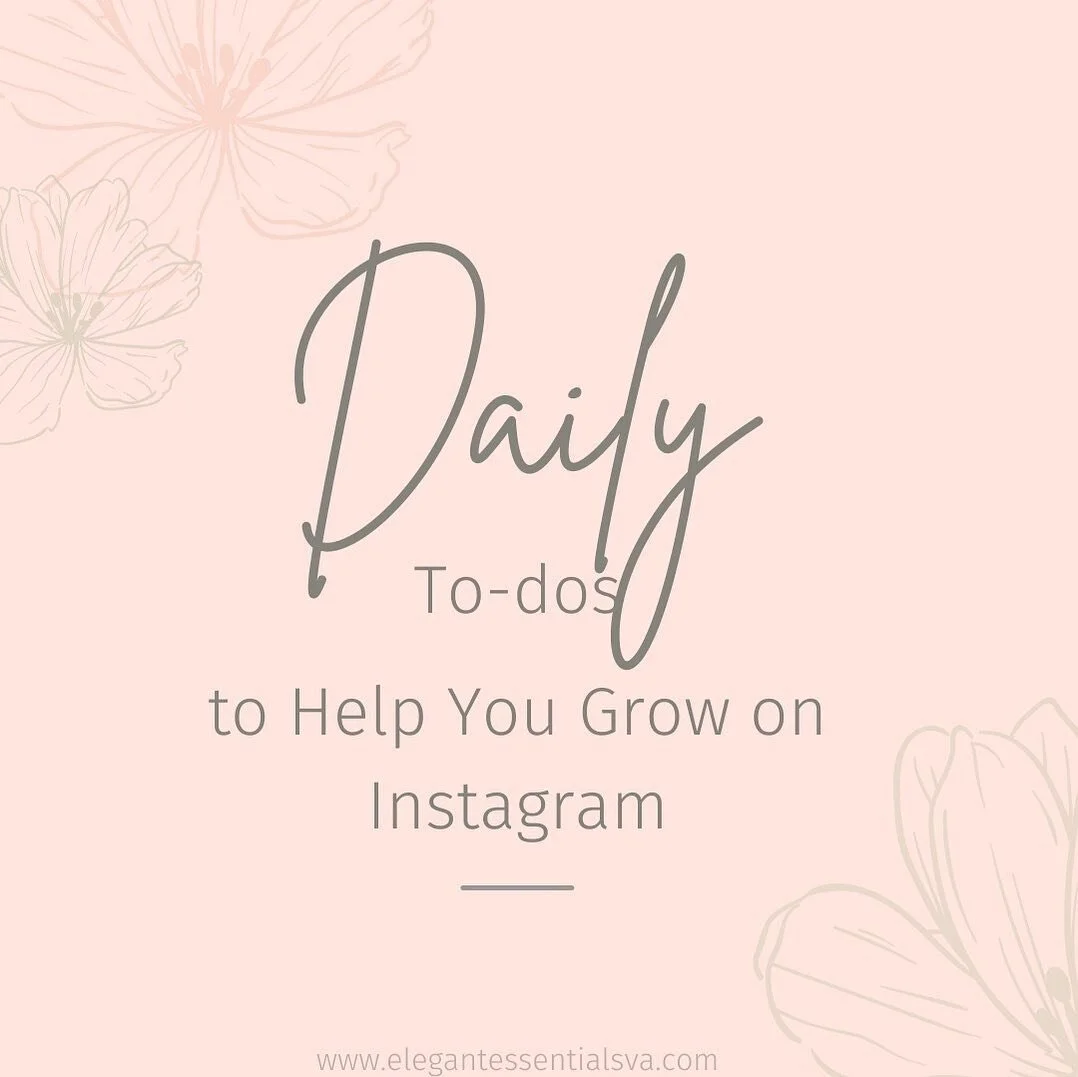 Are you wondering what some easy ways to grow on the gram are?? Start by doing these 5 things daily ✨

 ➡️ Engage with your audience for 15 minutes

➡️ Reply to comments and respond to DMs

➡️ Post during peak times

➡️ Show your face consistently
 
