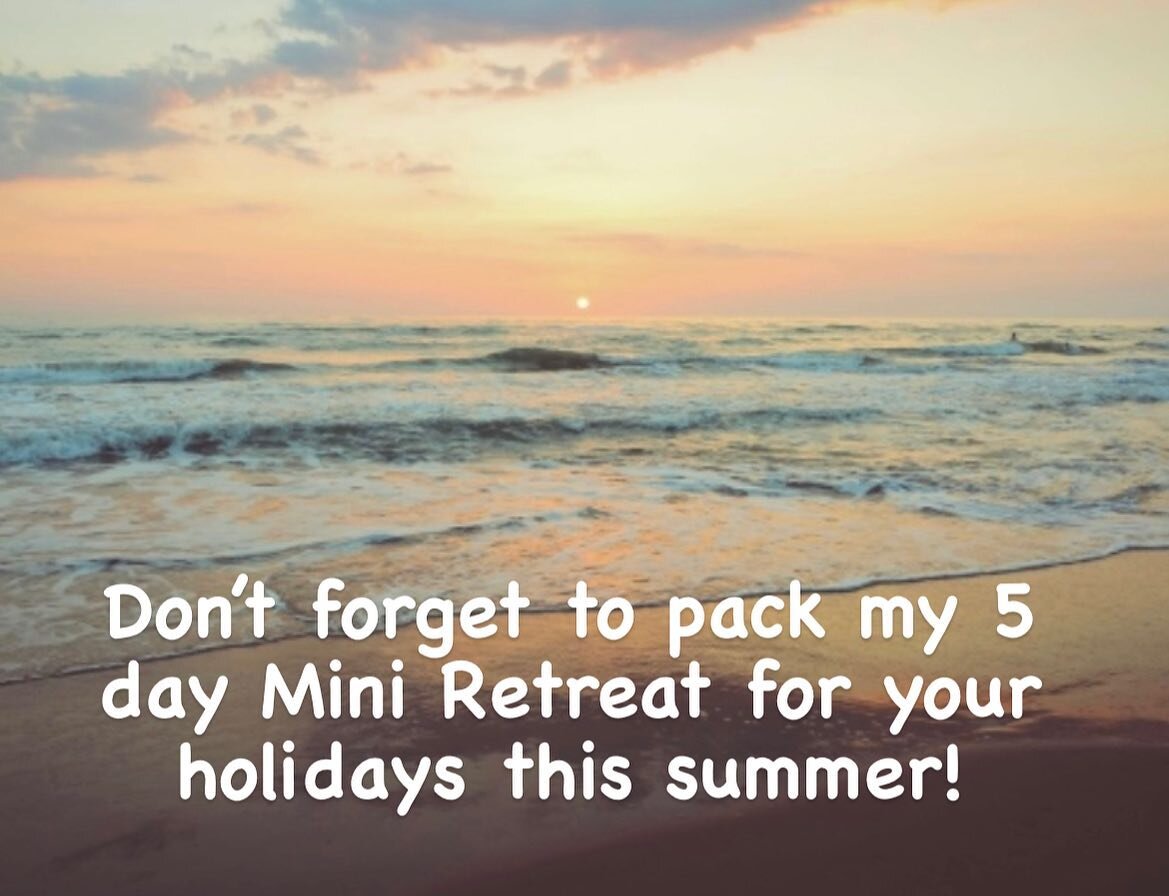 Reset &amp; Energise Mini Retreat
Thank you to everyone that has taken this online course so far!! If you are interested and want to know more, read on &hellip;.

If you are not able to go away on a retreat this summer, but would like to feel the ben