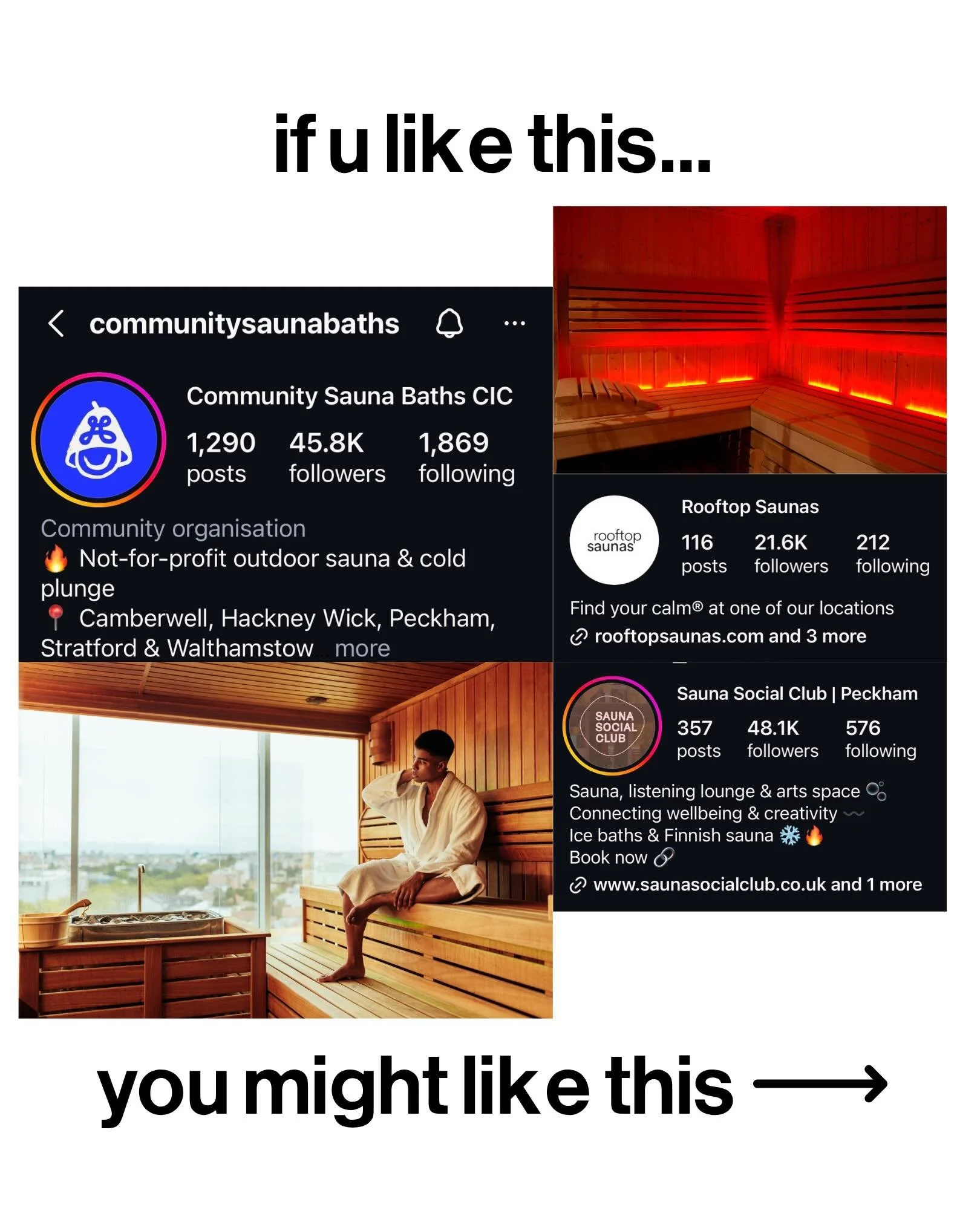 Here&rsquo;s some cute London sauna recs for u! 

#londonsauna #saunaculture #tfl