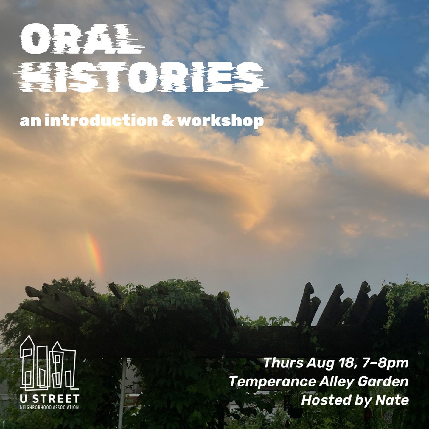 Have you ever been curious about oral histories? We'll spend the first 20 mins of this workshop talking about what oral histories are and how to approach them. For the second half, we'll collect mini oral histories from each other, and discuss the pr