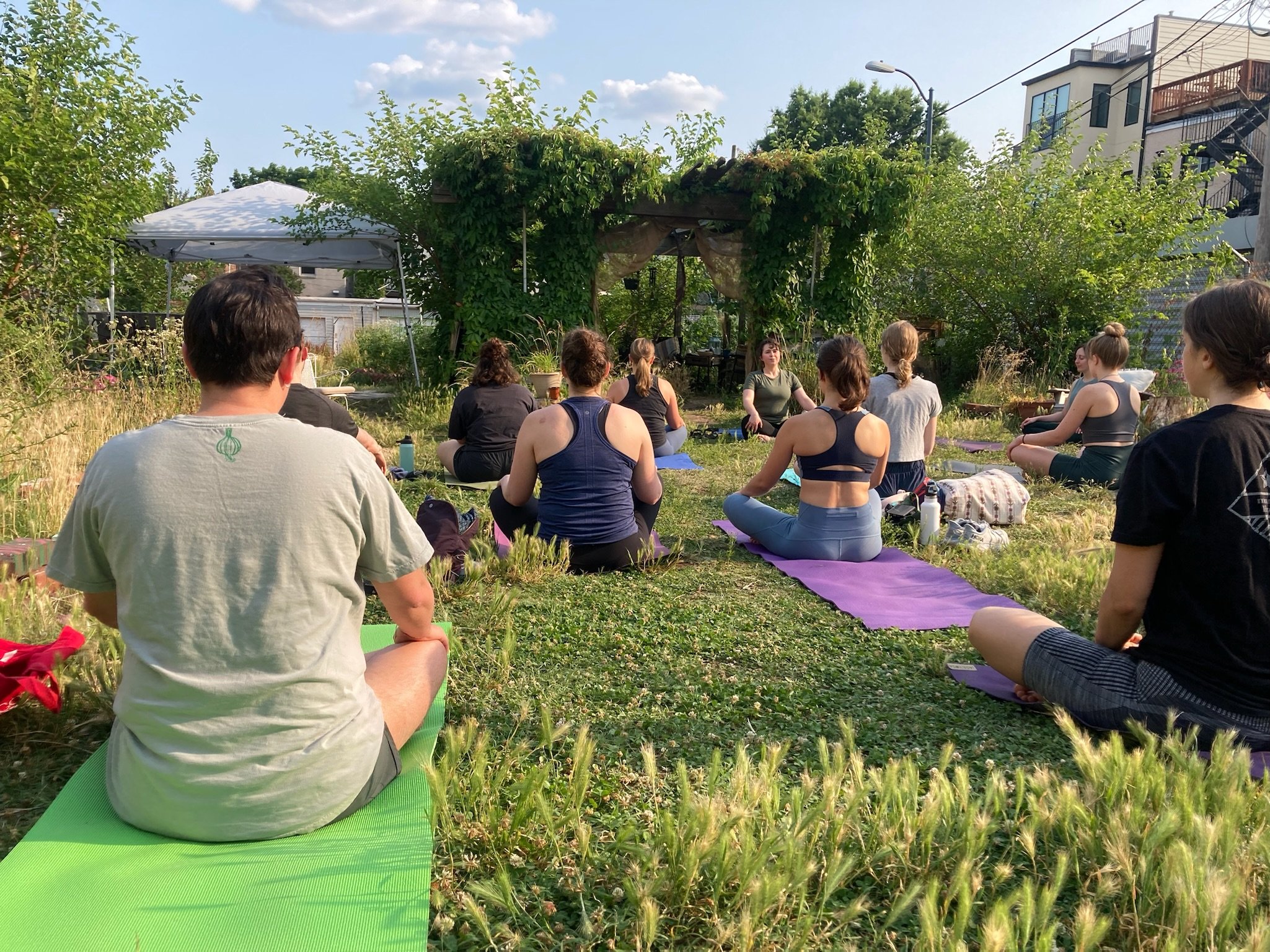 Yoga in the Garden