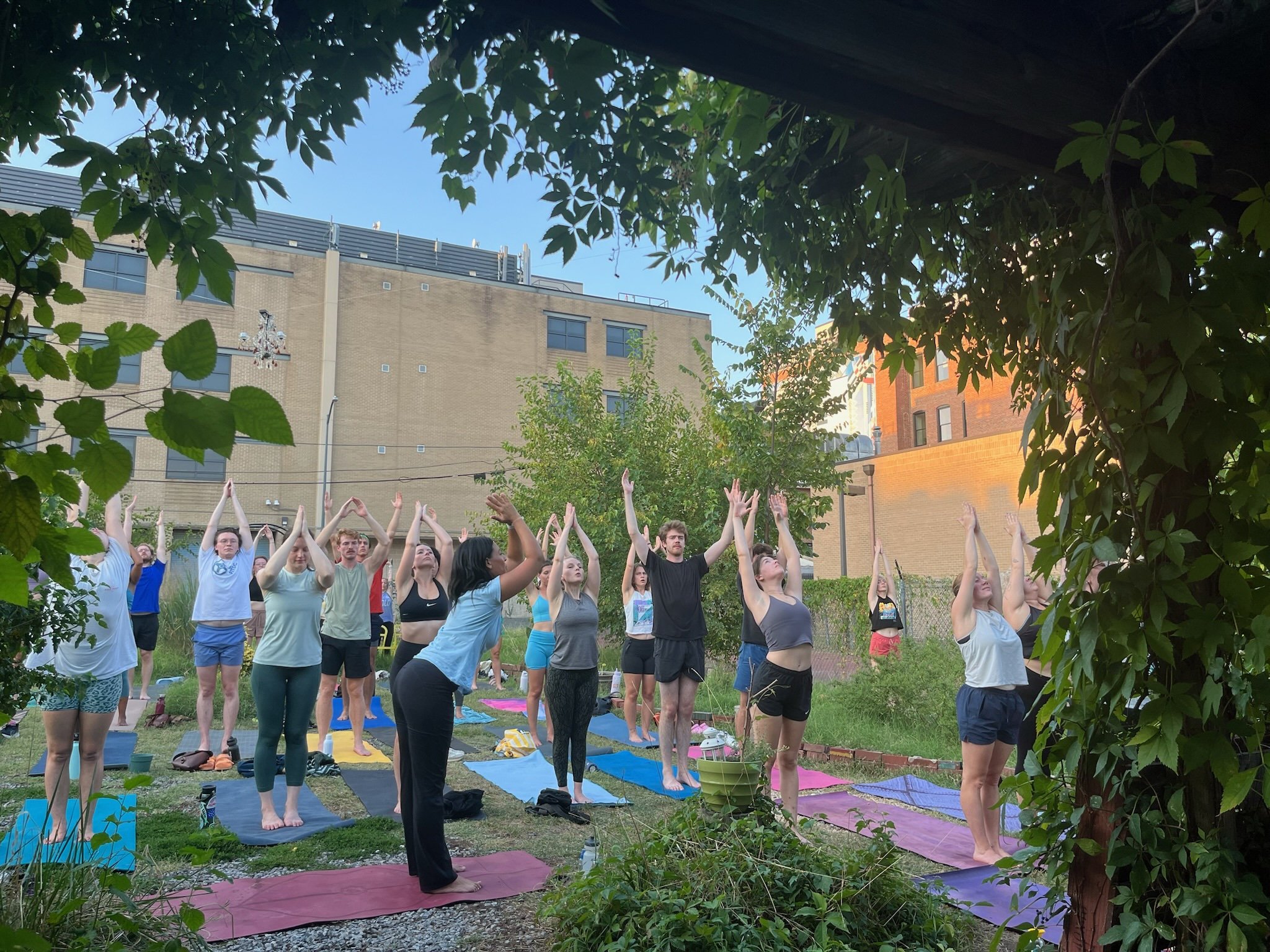 Yoga in the Garden