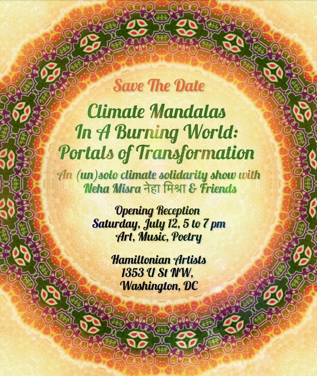 TAG-Along to Climate Solidarity Art Show at the Hamiltonian
