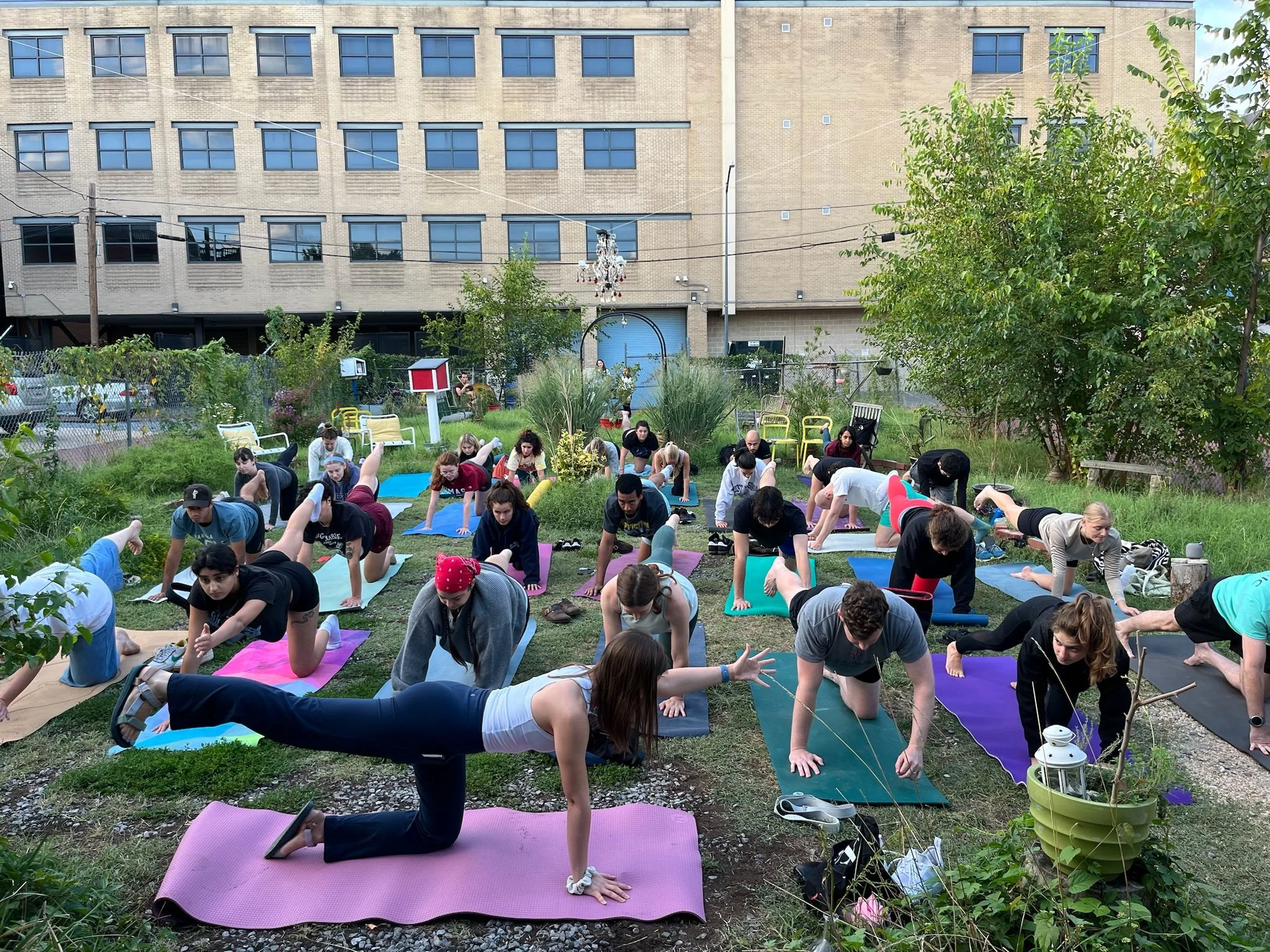 Yoga in the Garden