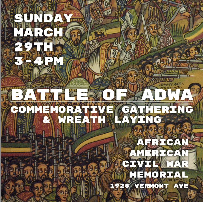 Battle of Adwa Commemorative Gathering &amp; Wreath Laying