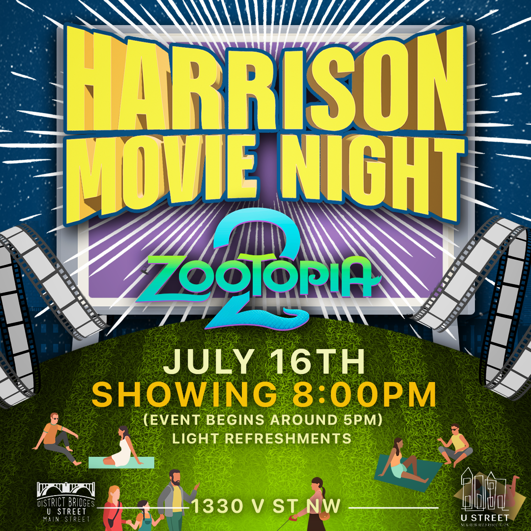 U Street Movie Night: Zootopia 2 @ Harrison Park