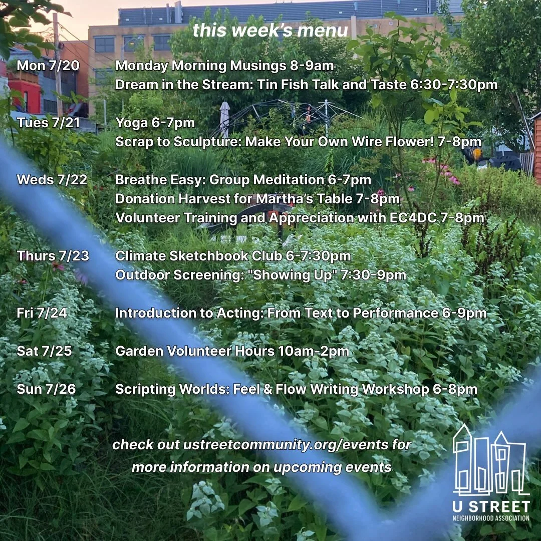 **UPDATE Yoga and Scrap to Sculpture: Make Your Own Wire Flower canceled ☔️ // 🐠🌷🖼️ c u soon