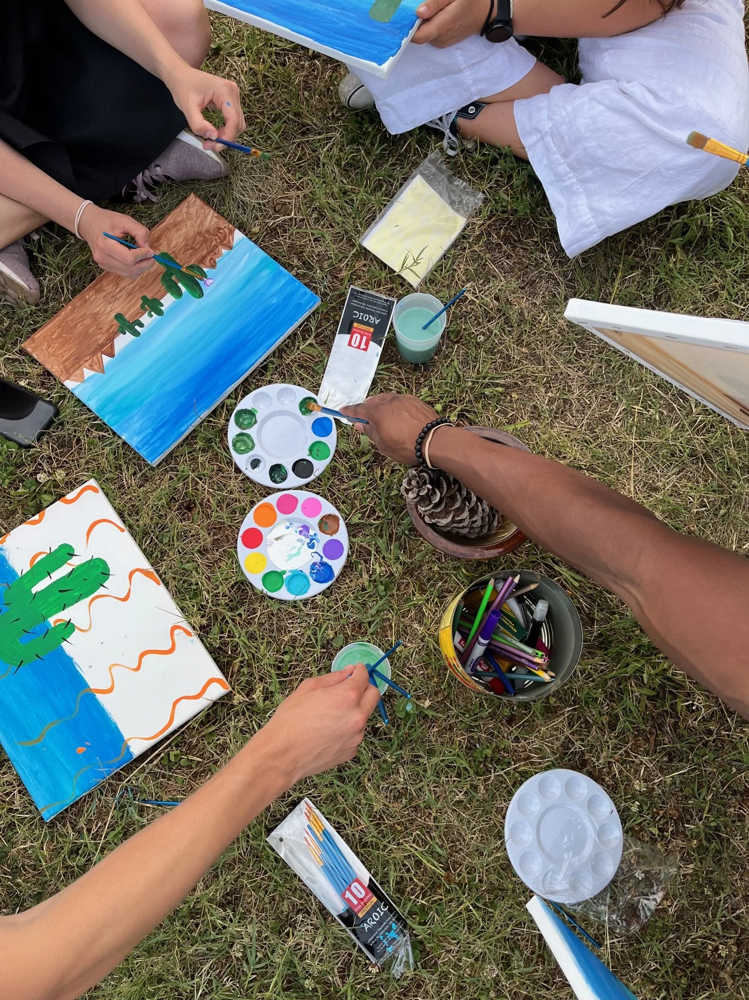 Self-Portrait Painting with Ellie Dries