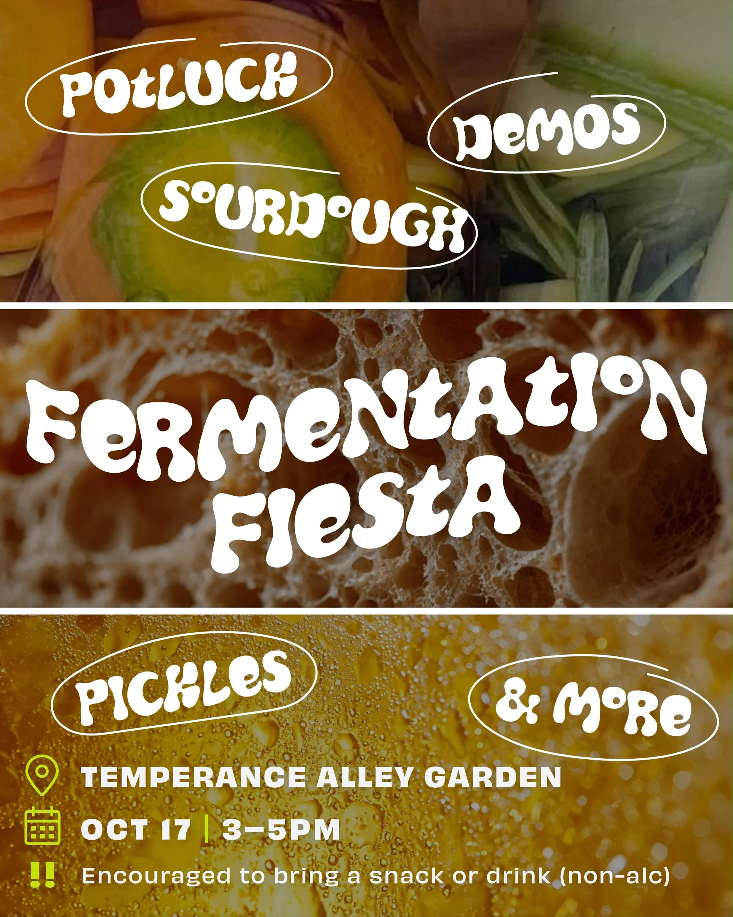 It&rsquo;s&hellip; alive!! 🥒🫙🫒🌶️ Come learn about the mysterious magic of fermentation on Saturday! First we&rsquo;ll share some cool examples about the science and history of fermentation. Then, we&rsquo;ll get hands-on demos with fermenting dif