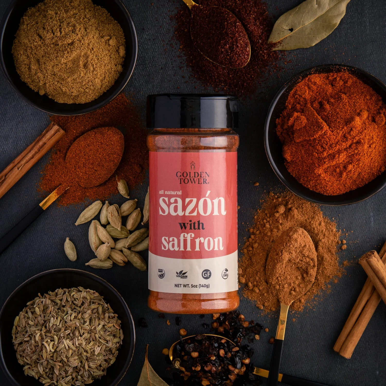 Sazón seasoning with saffron