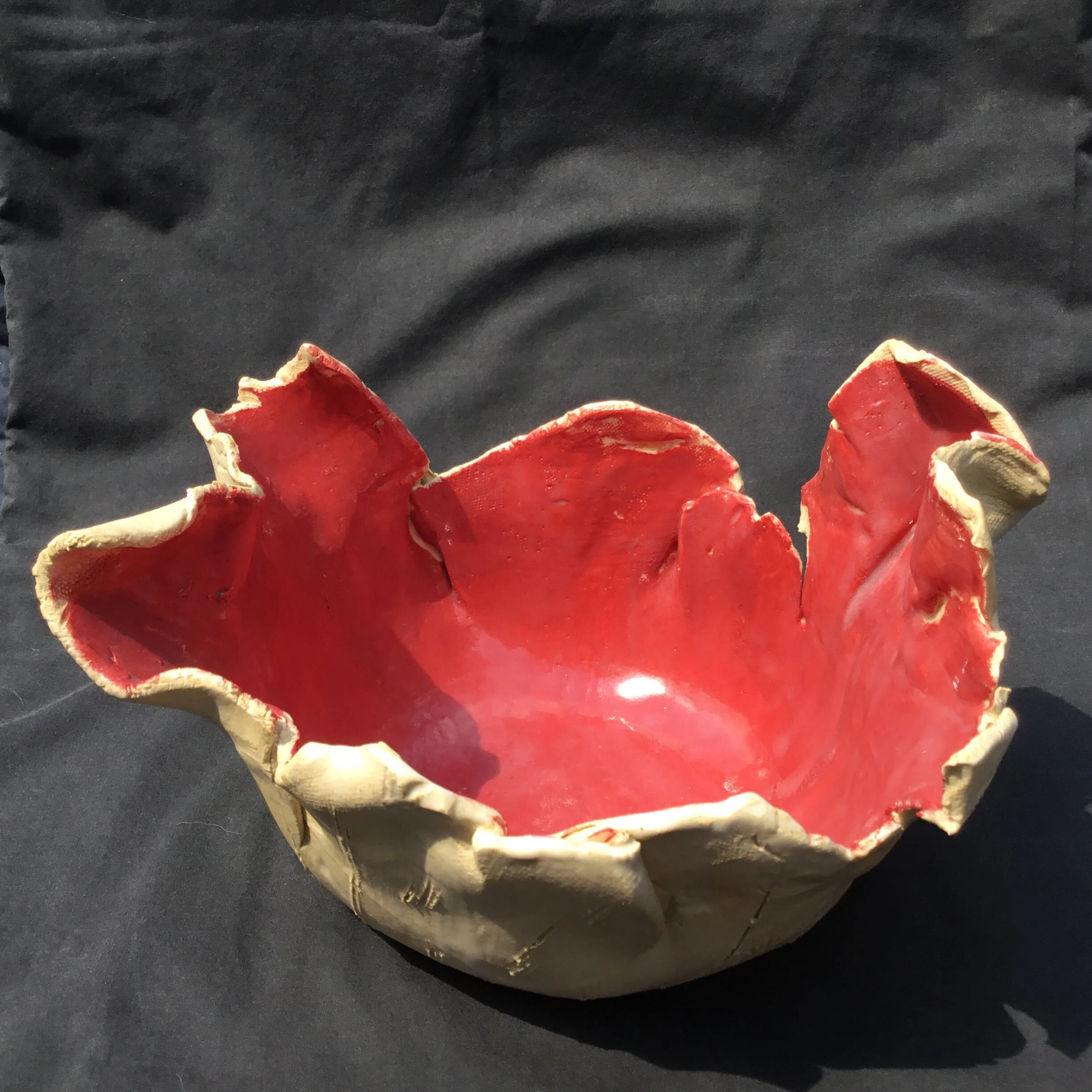 Poppy Red Bowl