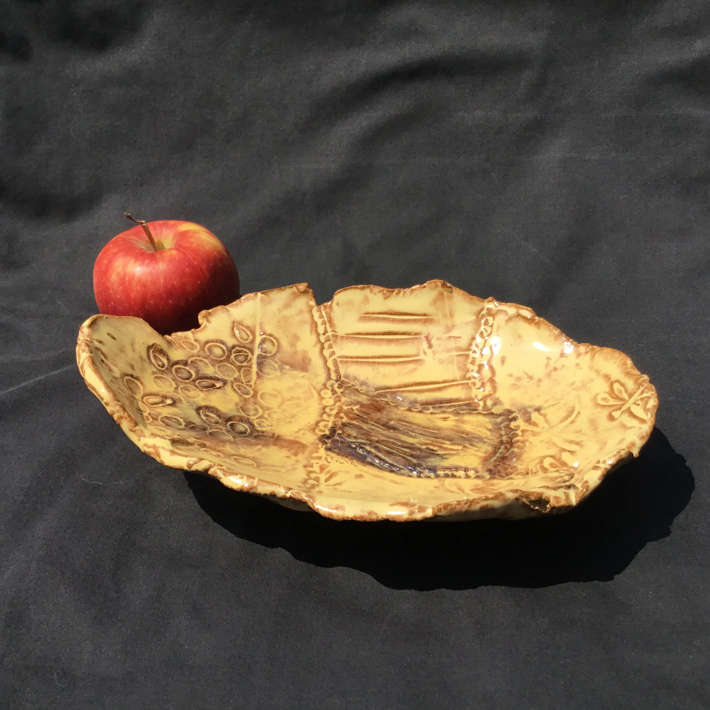 Yellow Dragonfly Dish