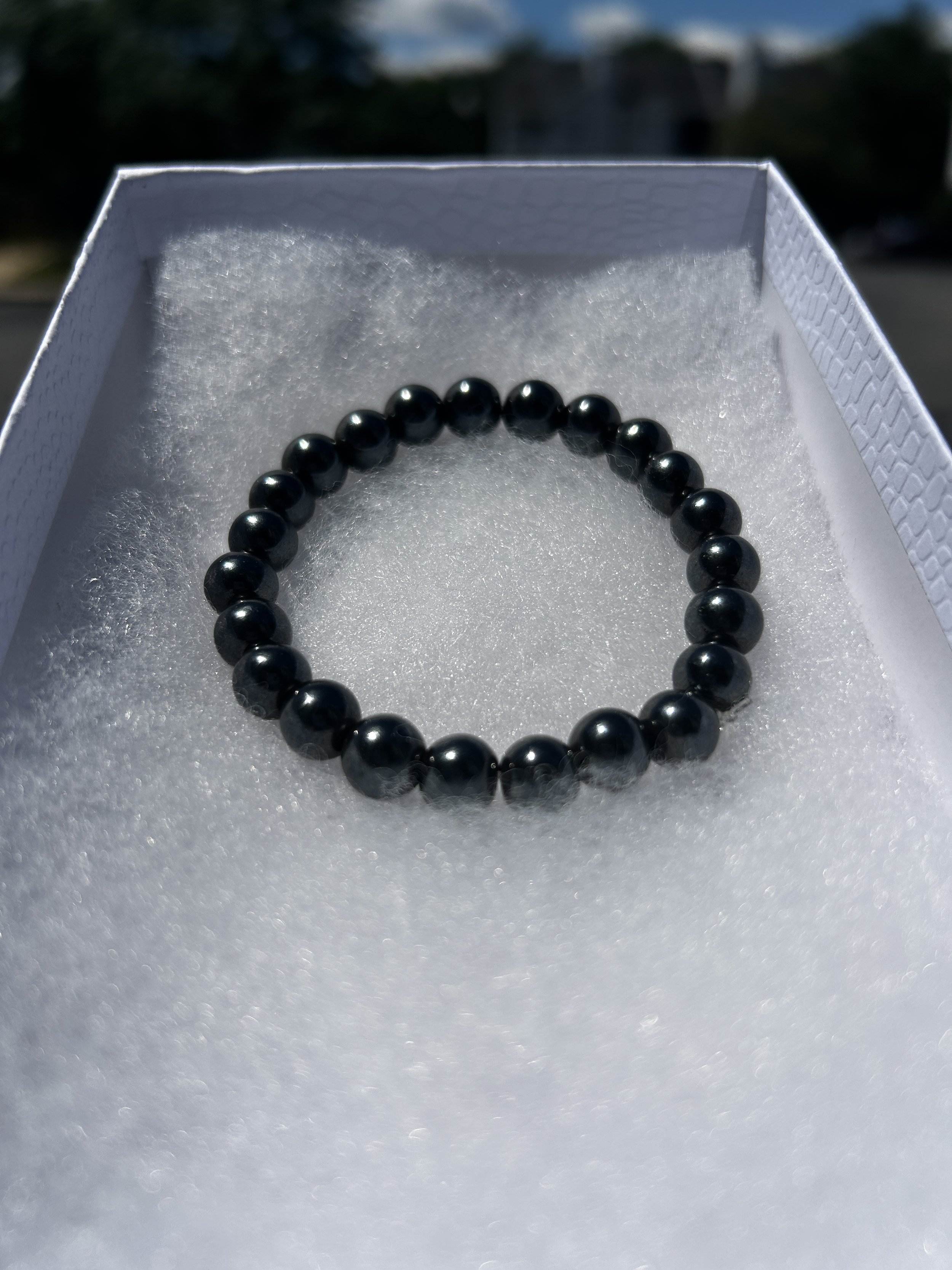 Unisex Hematite Bracelet