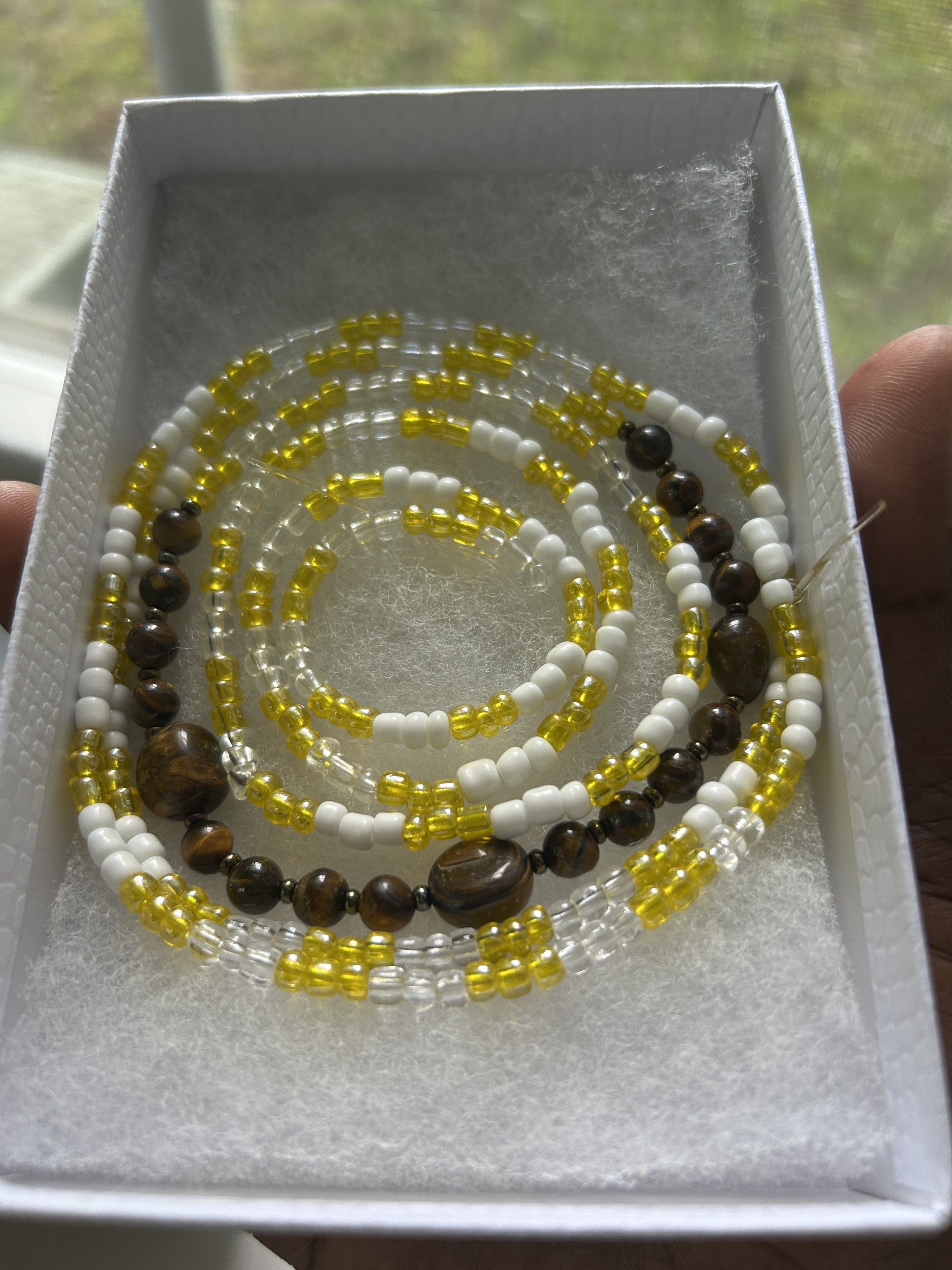 Flourish Waist Beads (Tiger Eye)