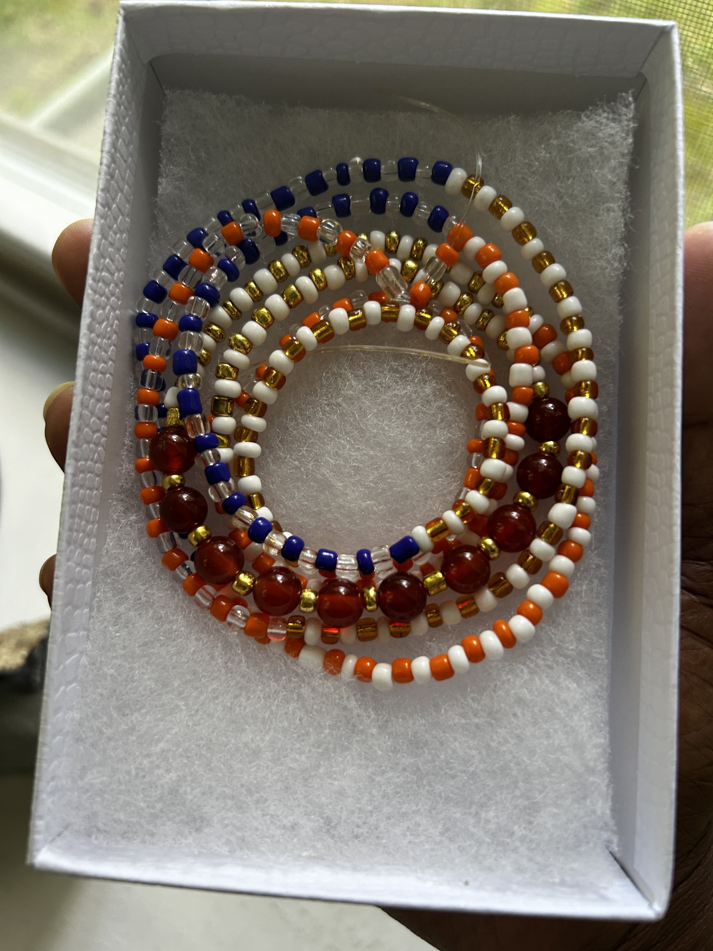 Harmony Waist Beads (Carnelian)