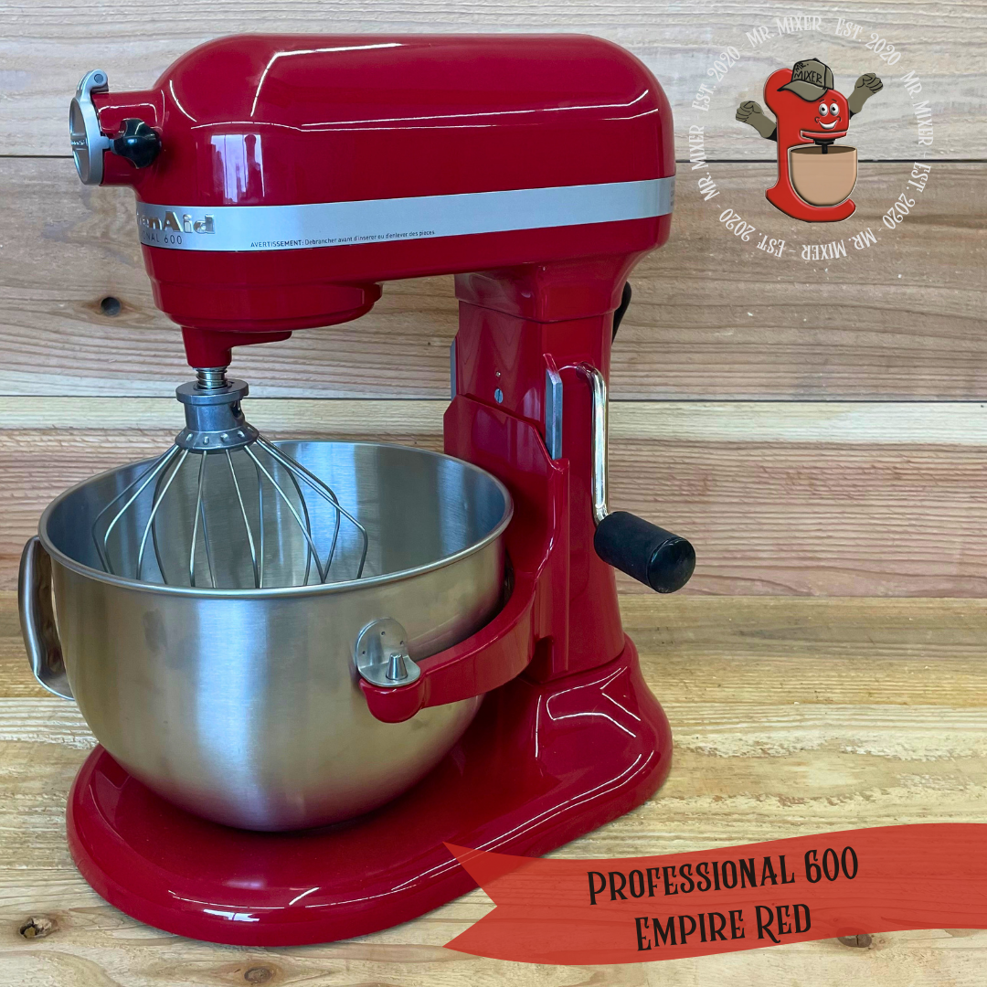 Mr. Mixer Upgraded KitchenAid Professional 600 (KF26M1XER) 6 Quart