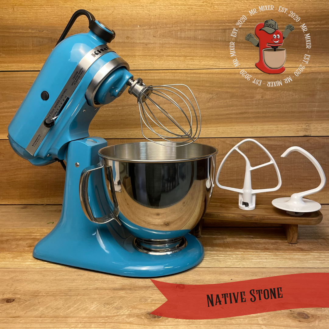 Mr. Mixer Upgraded KitchenAid Native Stone With Coated Attachments