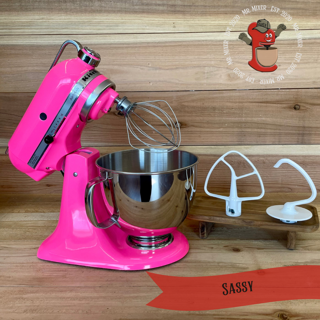 Mr. Mixer Upgraded KitchenAid Sassy With Coated Attachments