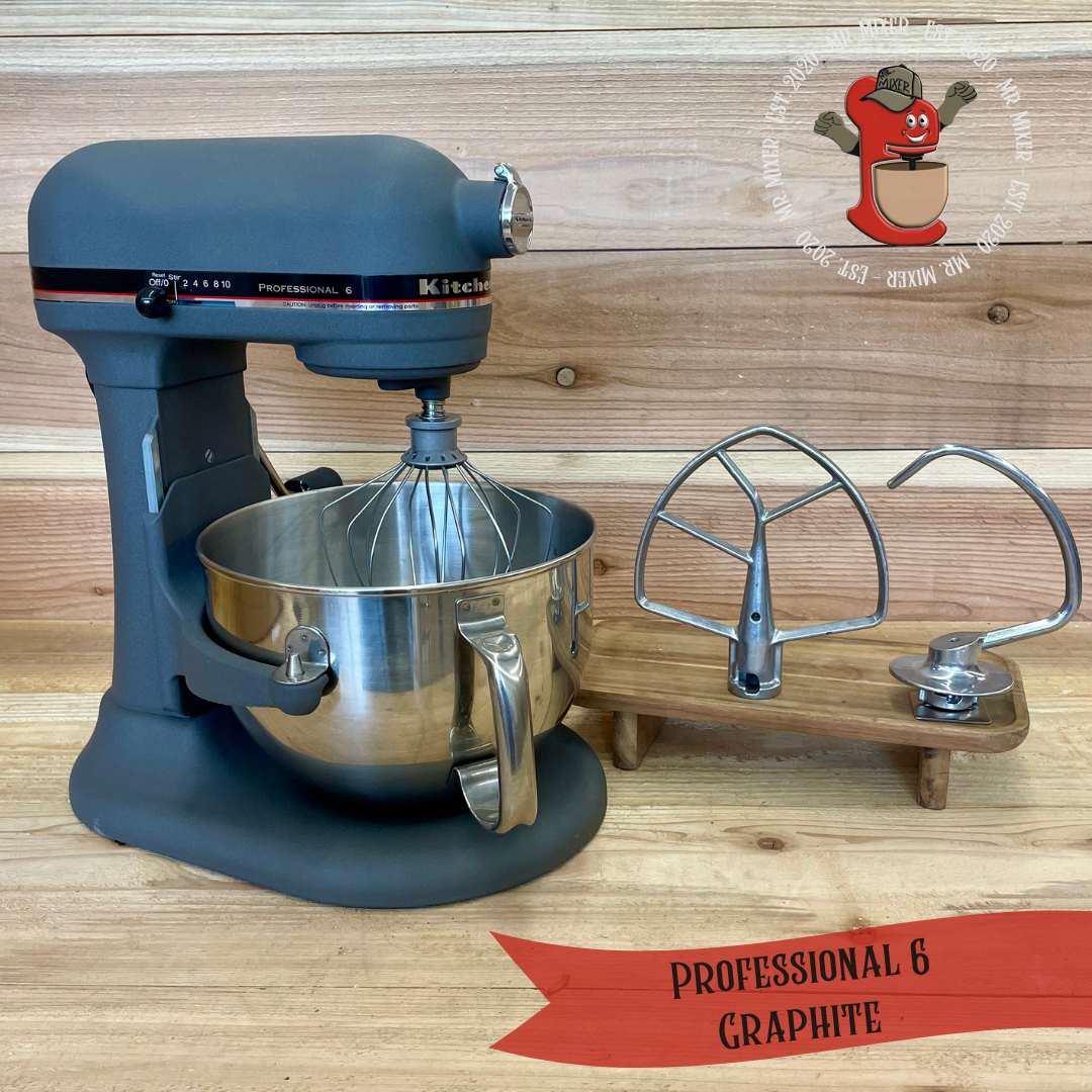 Mr. Mixer Upgraded KitchenAid Professional 6 (KP2671XGR) 6 Quart Graphite With Attachments #613