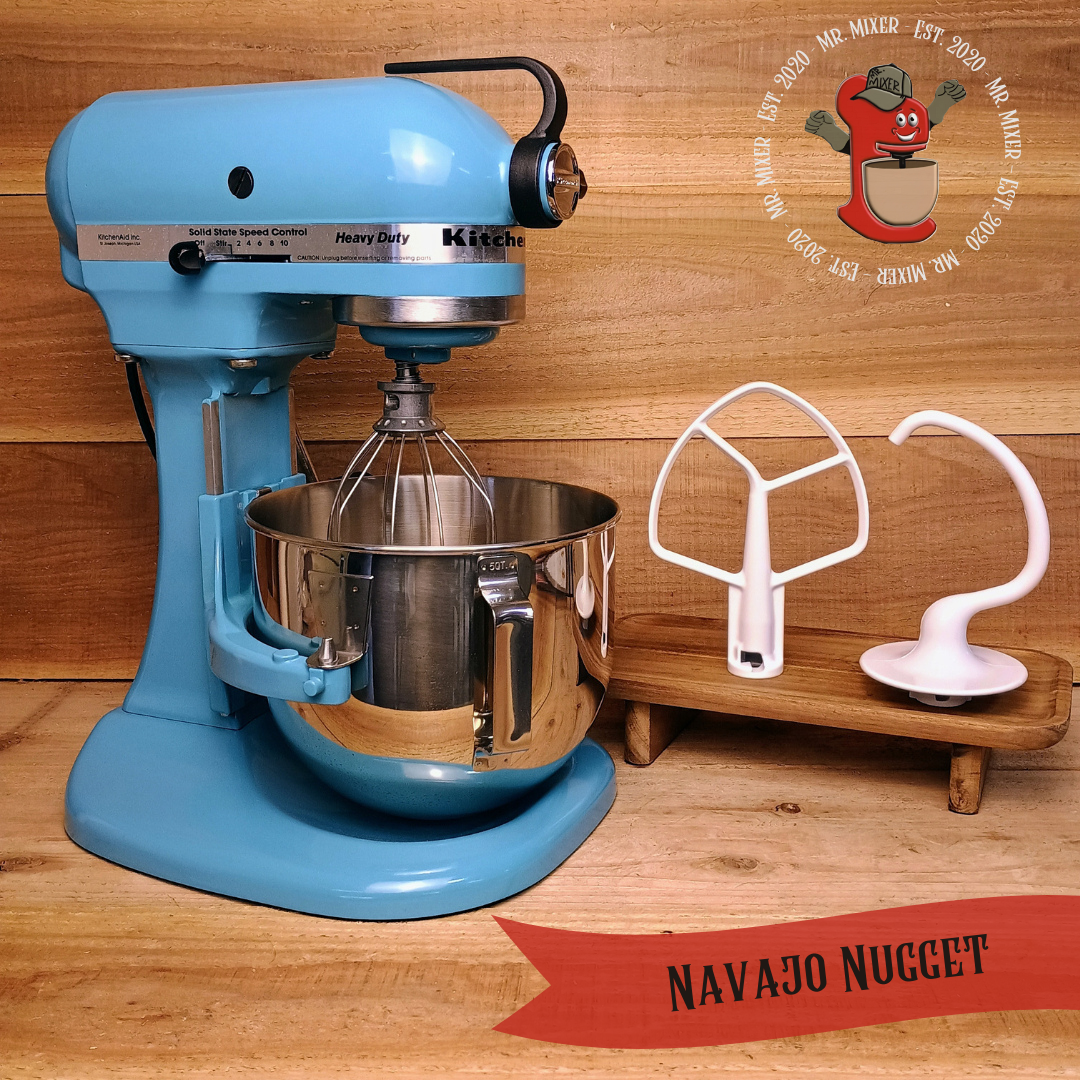 Mr. Mixer Upgraded KitchenAid Navajo Nugget With Coated Attachments