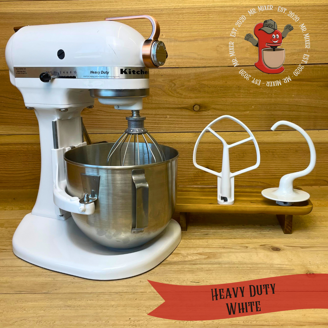 Mr. Mixer Upgraded KitchenAid K5SS (K5SSWH) 5 Quart White With