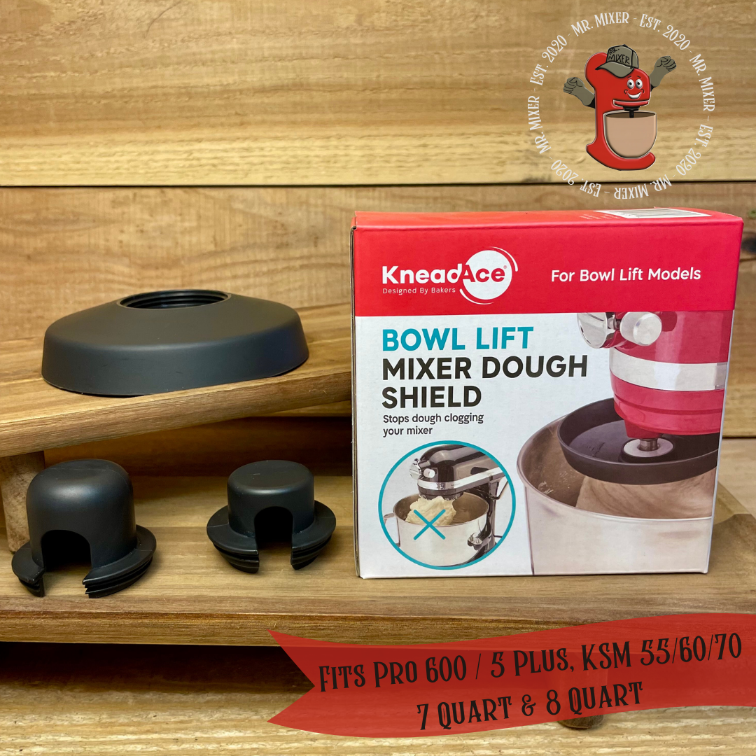 Bowl Lift Mixer Dough Shield by KneadAce (Pro 600/5plus/KSM55/KSM60/KSM70/7qt/8qt)