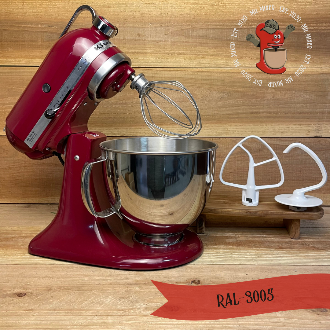 Mr. Mixer Upgraded KitchenAid RAL-3005 With Coated Attachments