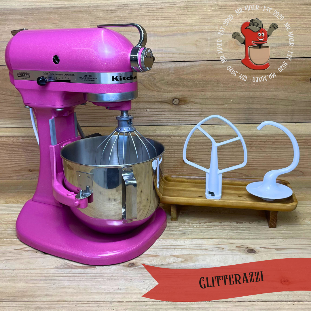 Mr. Mixer Upgraded KitchenAid Glitterazzi With Coated Attachments