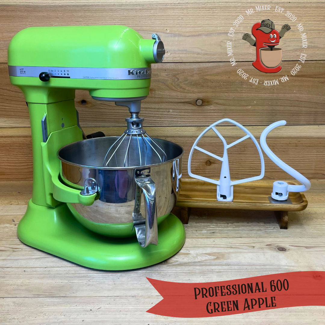 Mr. Mixer Upgraded KitchenAid Professional 600 (KP26M1XGA) 6 Quart Empire Red With Coated Attachments #725