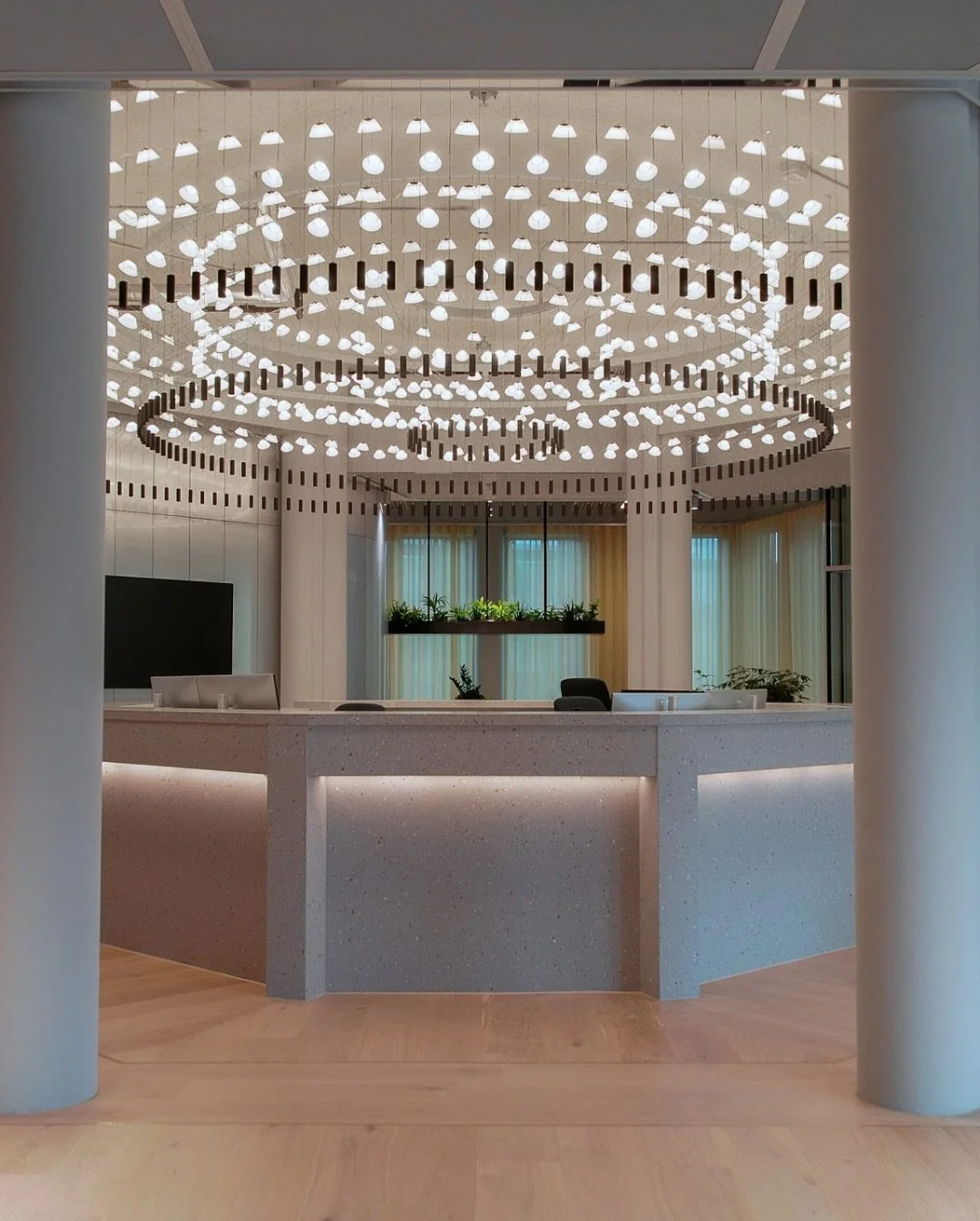 Liiu by Luceplan Not a fixture &mdash; a system.

Light as a line drawing, as precise as an engineered instrument. 
Liiu rethinks the chandelier as something modular, adaptable, and almost weightless: cables under tension, light points suspended in b