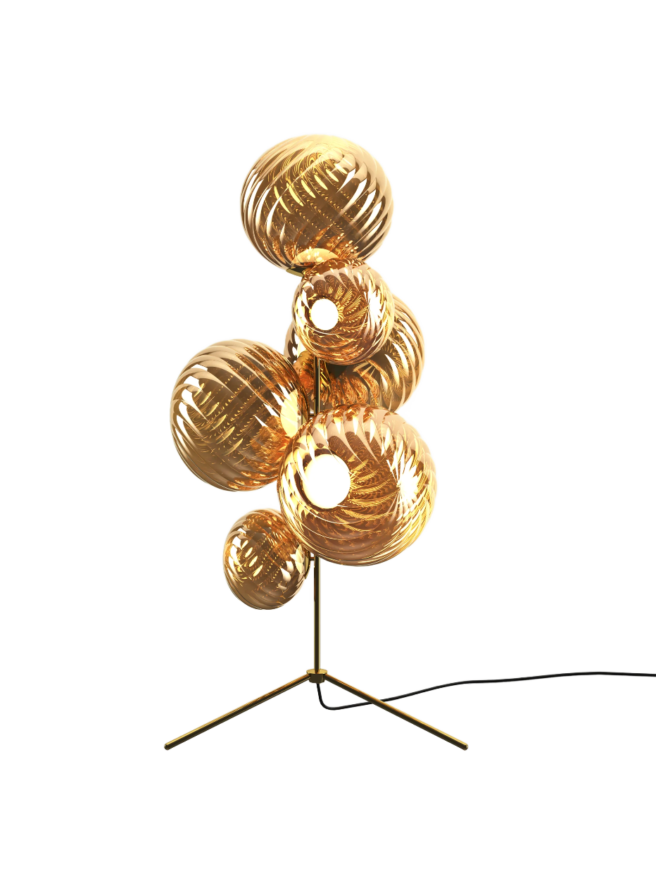 Whirl Floor Chandelier