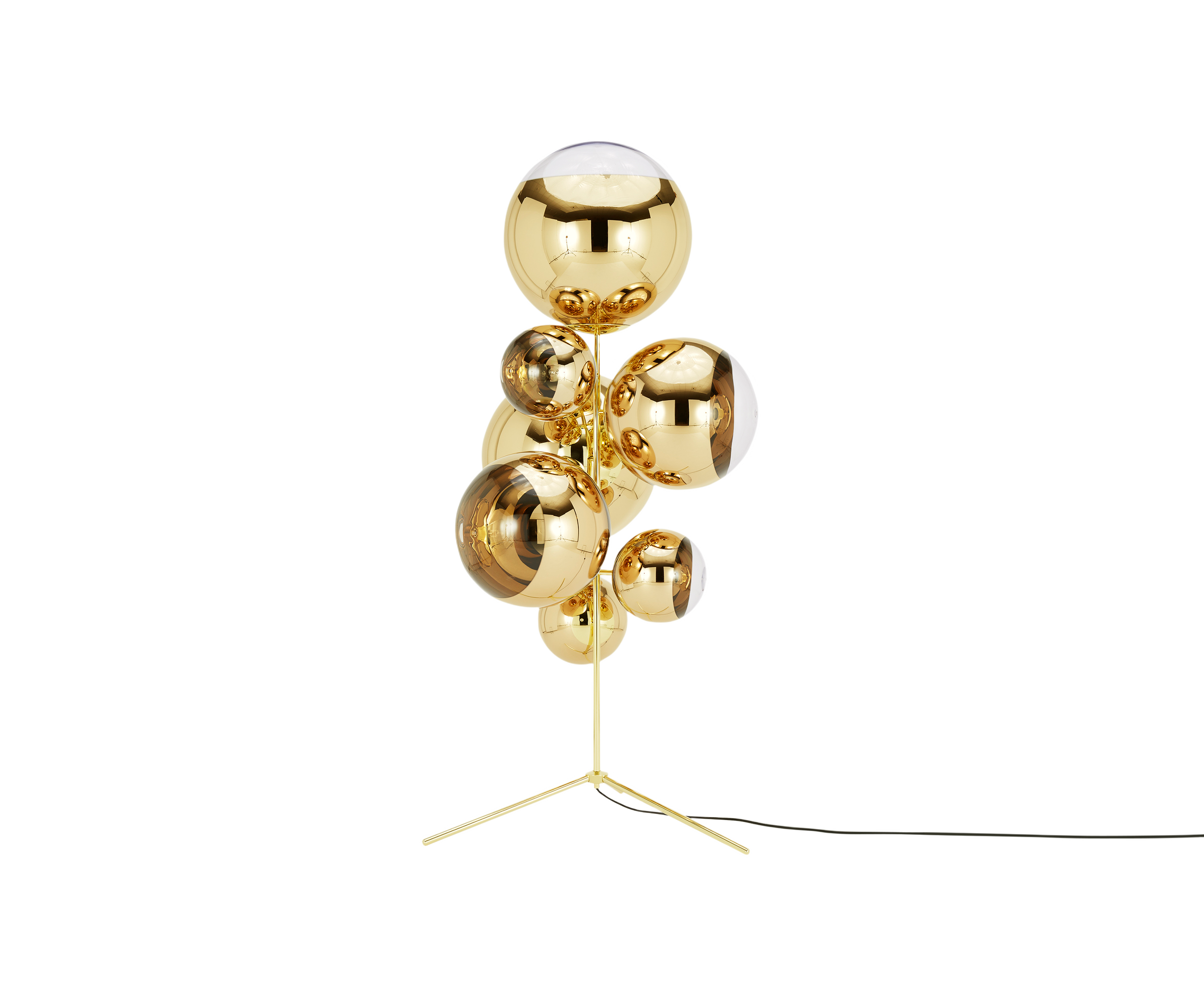 Mirror Ball Floor Chandelier