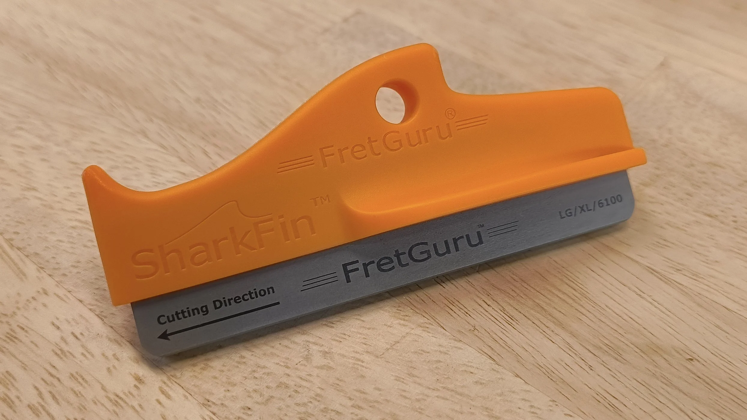 FretGuru SharkFin Guitar Fret Crowning File | Professional Luthier Tool