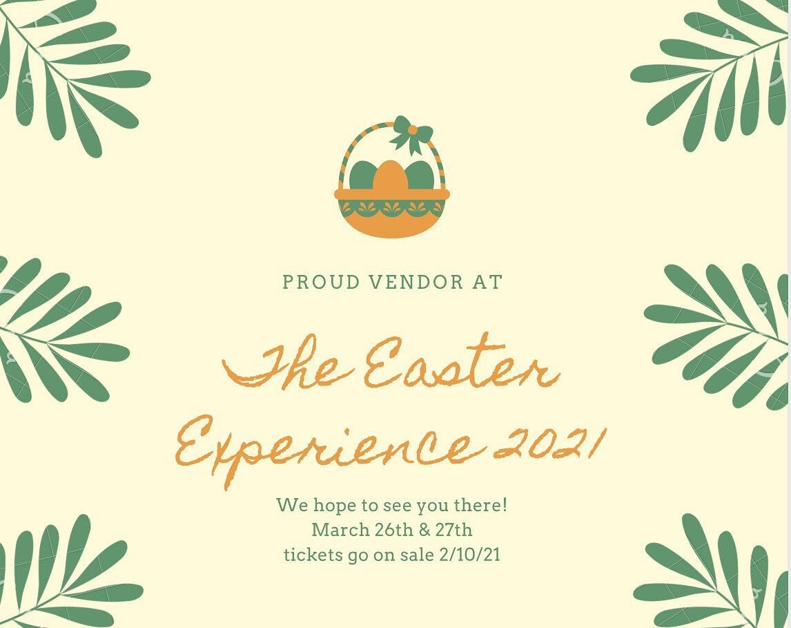 We are SO excited to be joining this incredible event! 🐰
⠀⠀⠀⠀⠀⠀⠀⠀⠀
@the_experience_inc Easter Experience is going to be one heck of a weekend! Egg hunts, hay rides, bunnies, shopping &amp; more! 😍 Tickets go on sale 2/10/21 via the link in their bi
